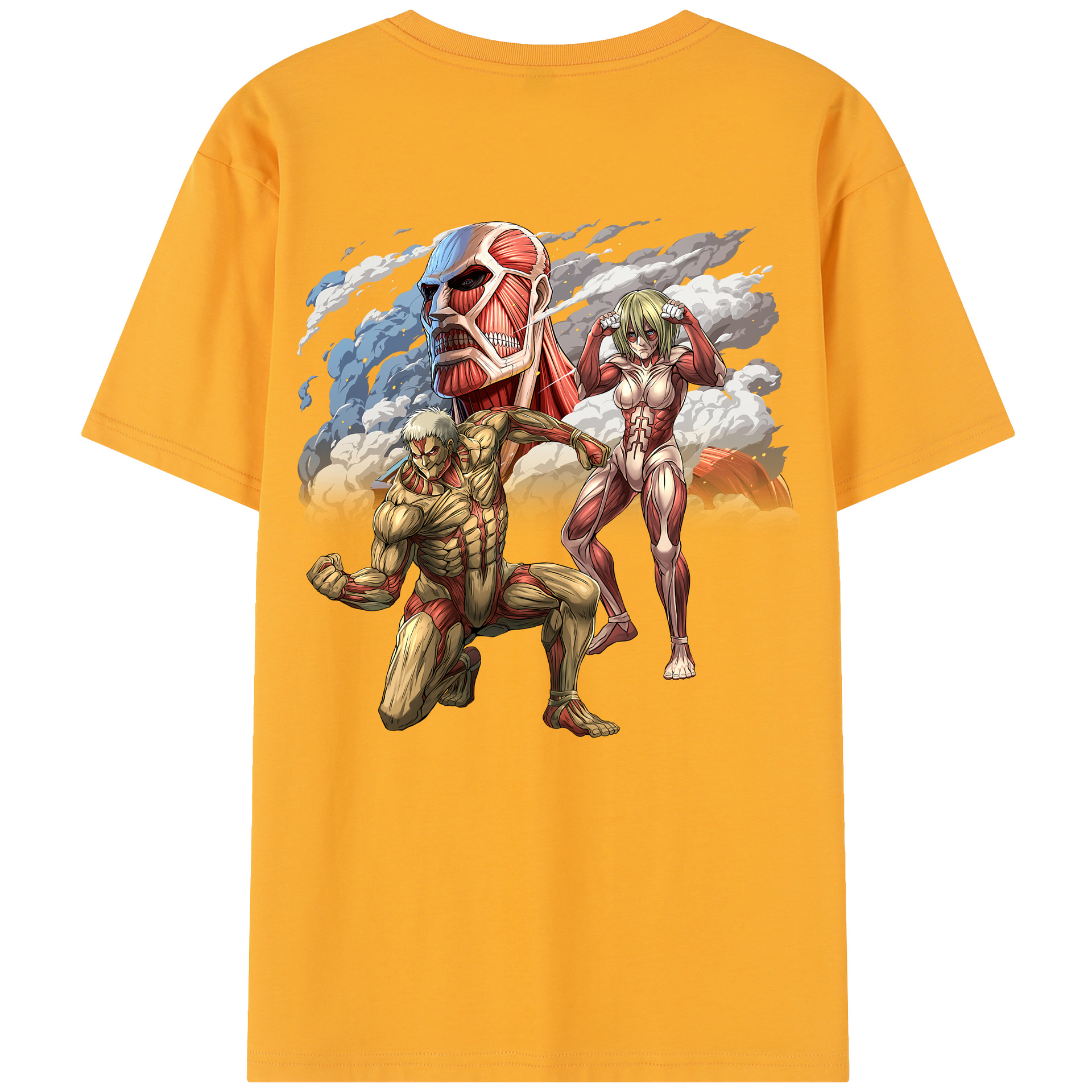 （画像用） 進撃の巨人 Attack on Titan レディース半袖Tシャツ(バックプリント)