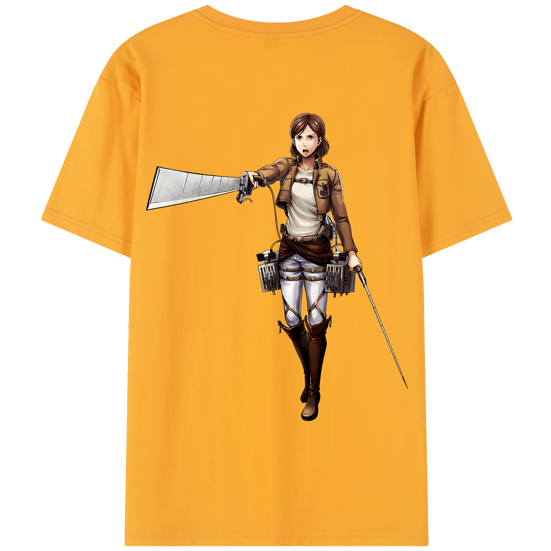 （画像用） 進撃の巨人 Attack on Titan レディース半袖Tシャツ(バックプリント)