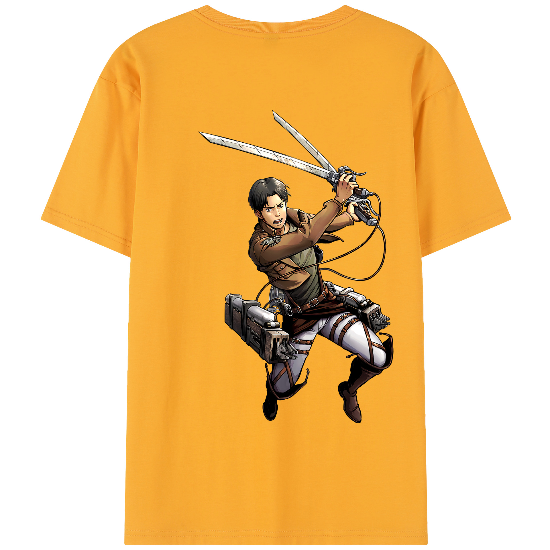 （画像用） 進撃の巨人 Attack on Titan レディース半袖Tシャツ(バックプリント)