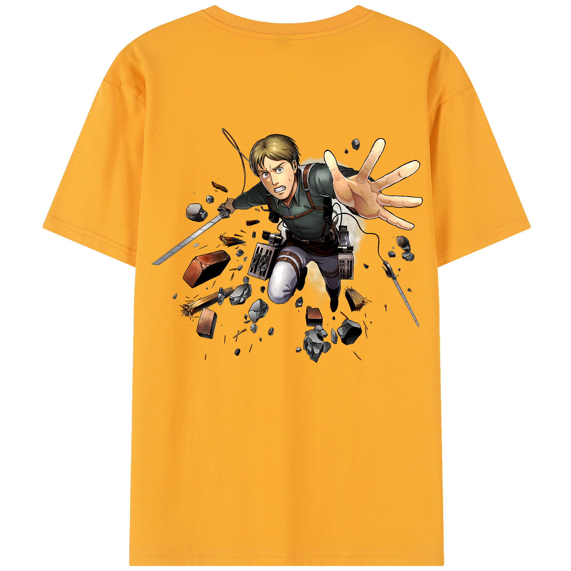 （画像用） 進撃の巨人 Attack on Titan レディース半袖Tシャツ(バックプリント)