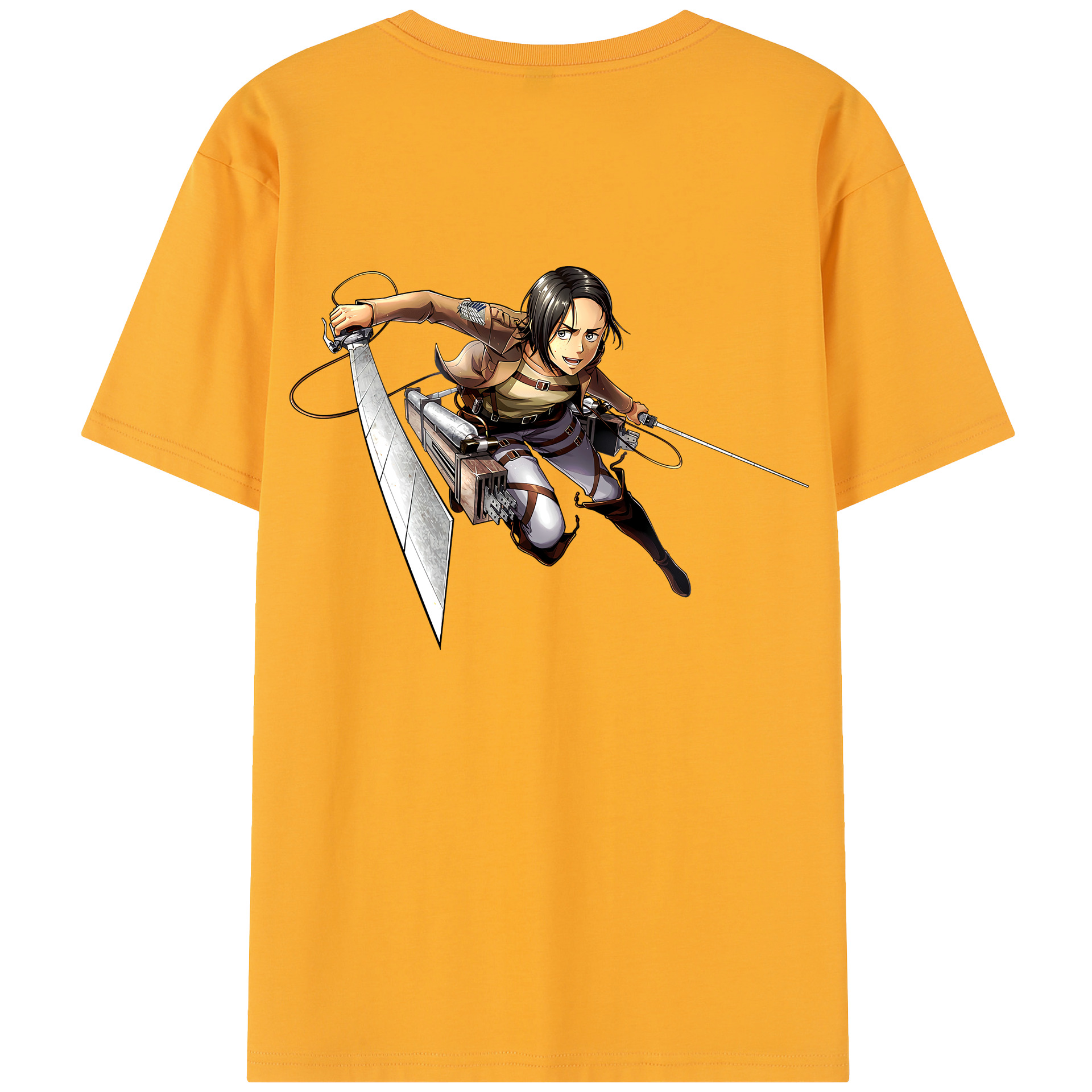 （画像用） 進撃の巨人 Attack on Titan レディース半袖Tシャツ(バックプリント)