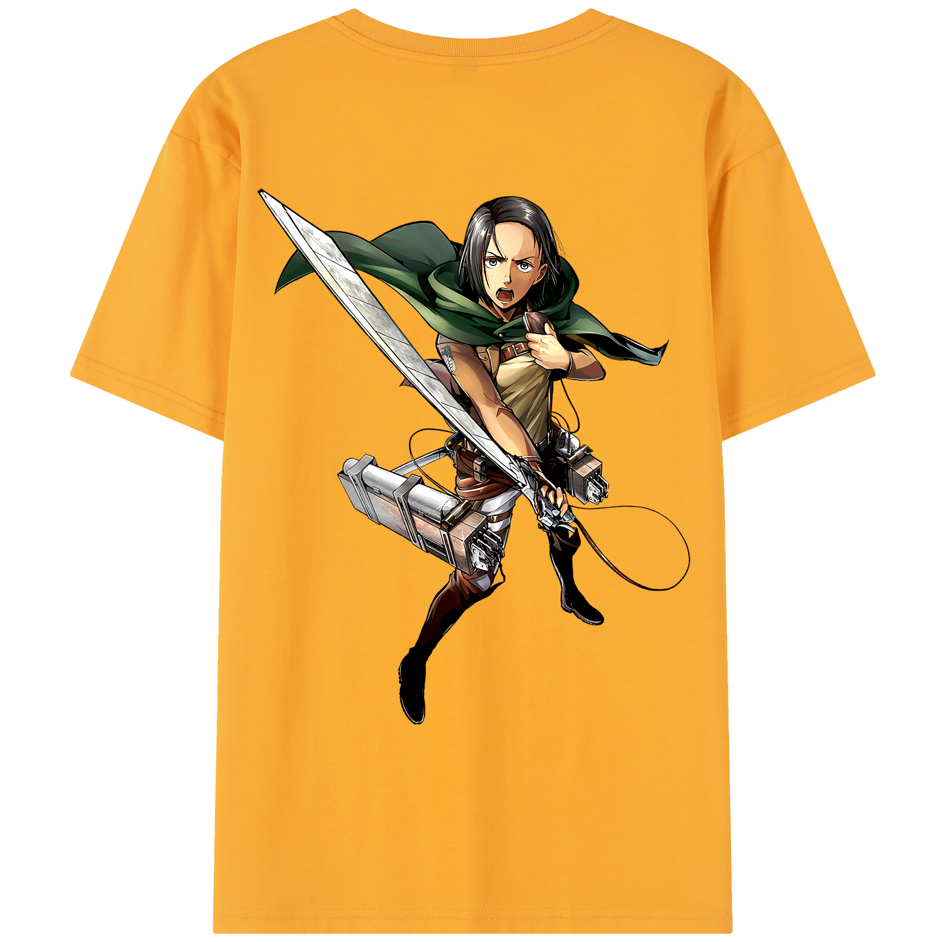 （画像用） 進撃の巨人 Attack on Titan レディース半袖Tシャツ(バックプリント)