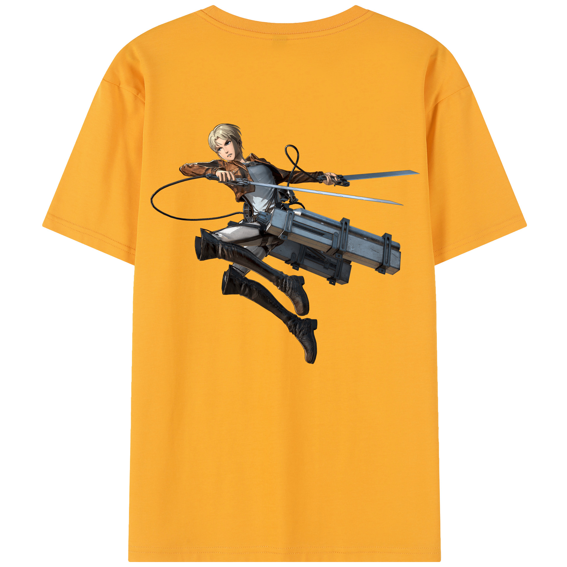 （画像用） 進撃の巨人 Attack on Titan レディース半袖Tシャツ(バックプリント)