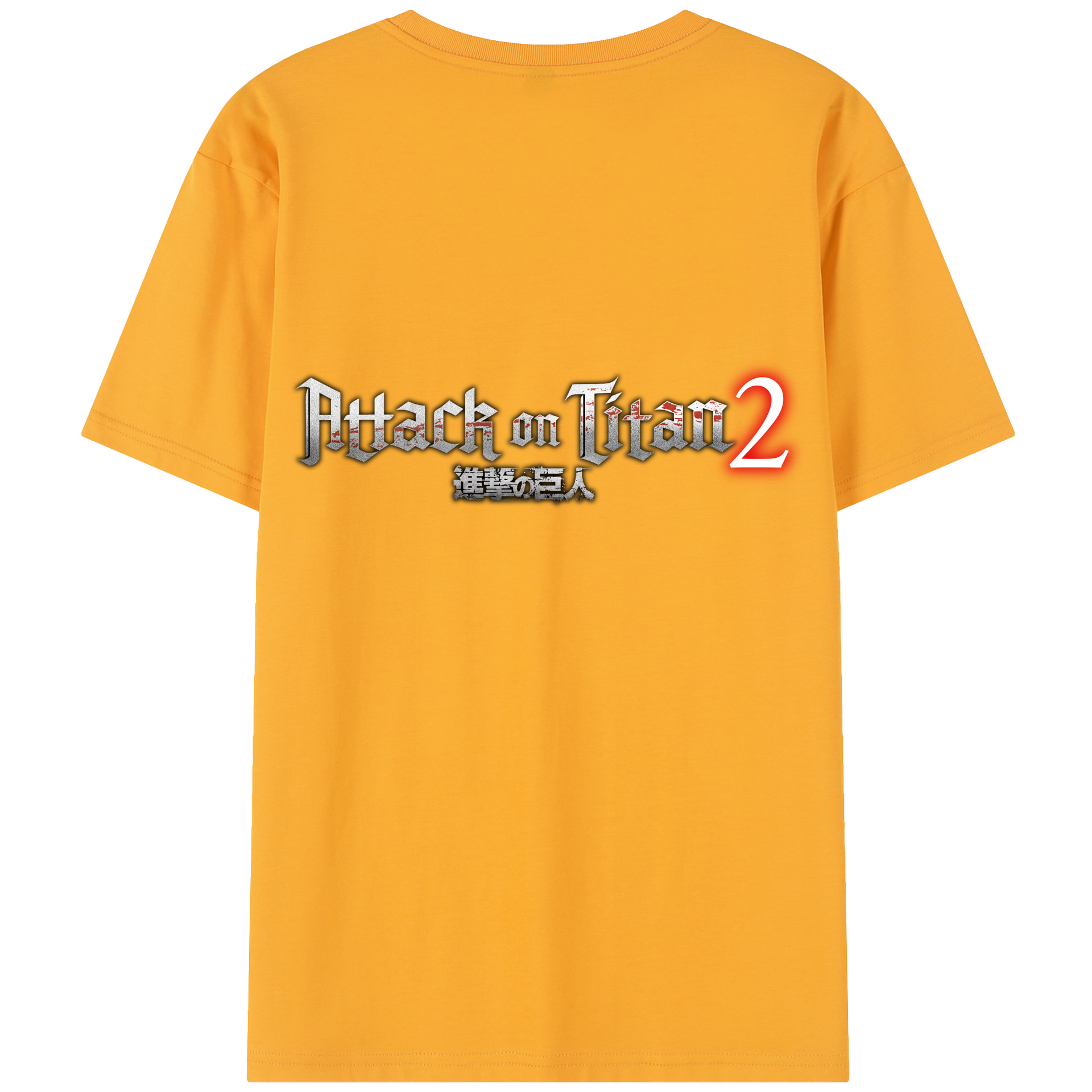 （画像用） 進撃の巨人 Attack on Titan レディース半袖Tシャツ(バックプリント)