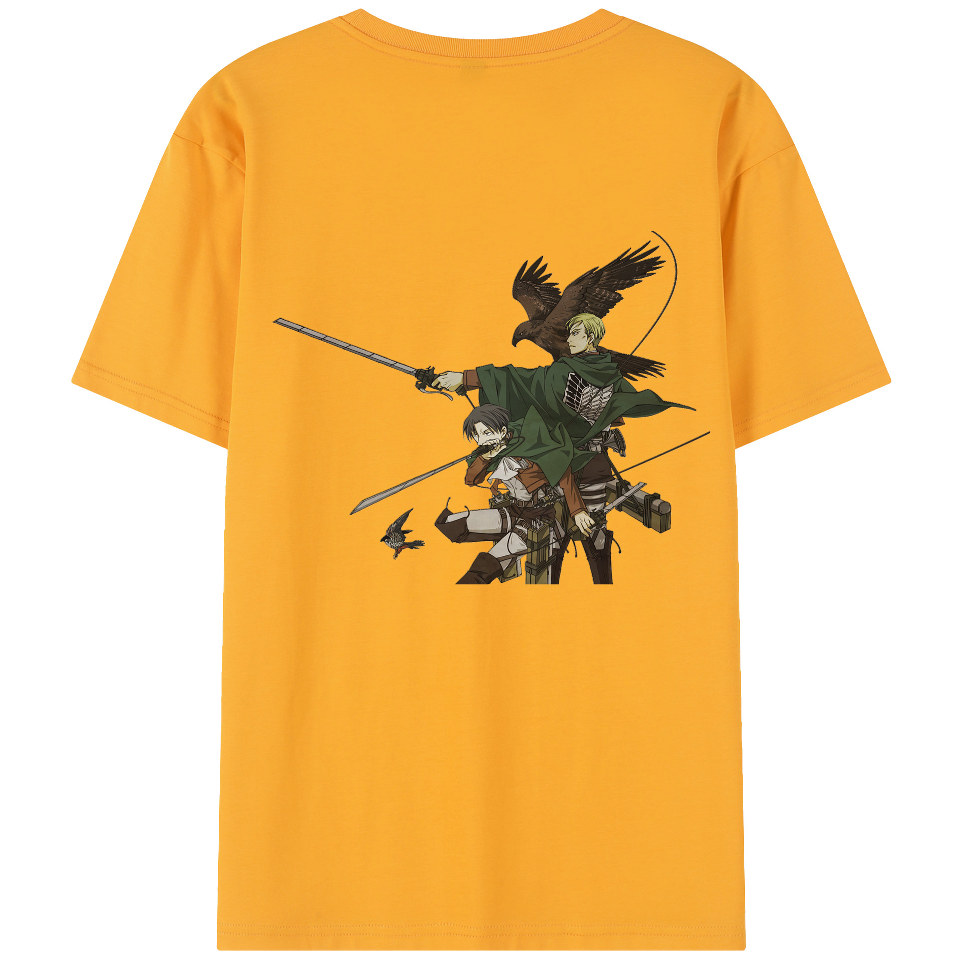 （画像用） 進撃の巨人 Attack on Titan レディース半袖Tシャツ(バックプリント)
