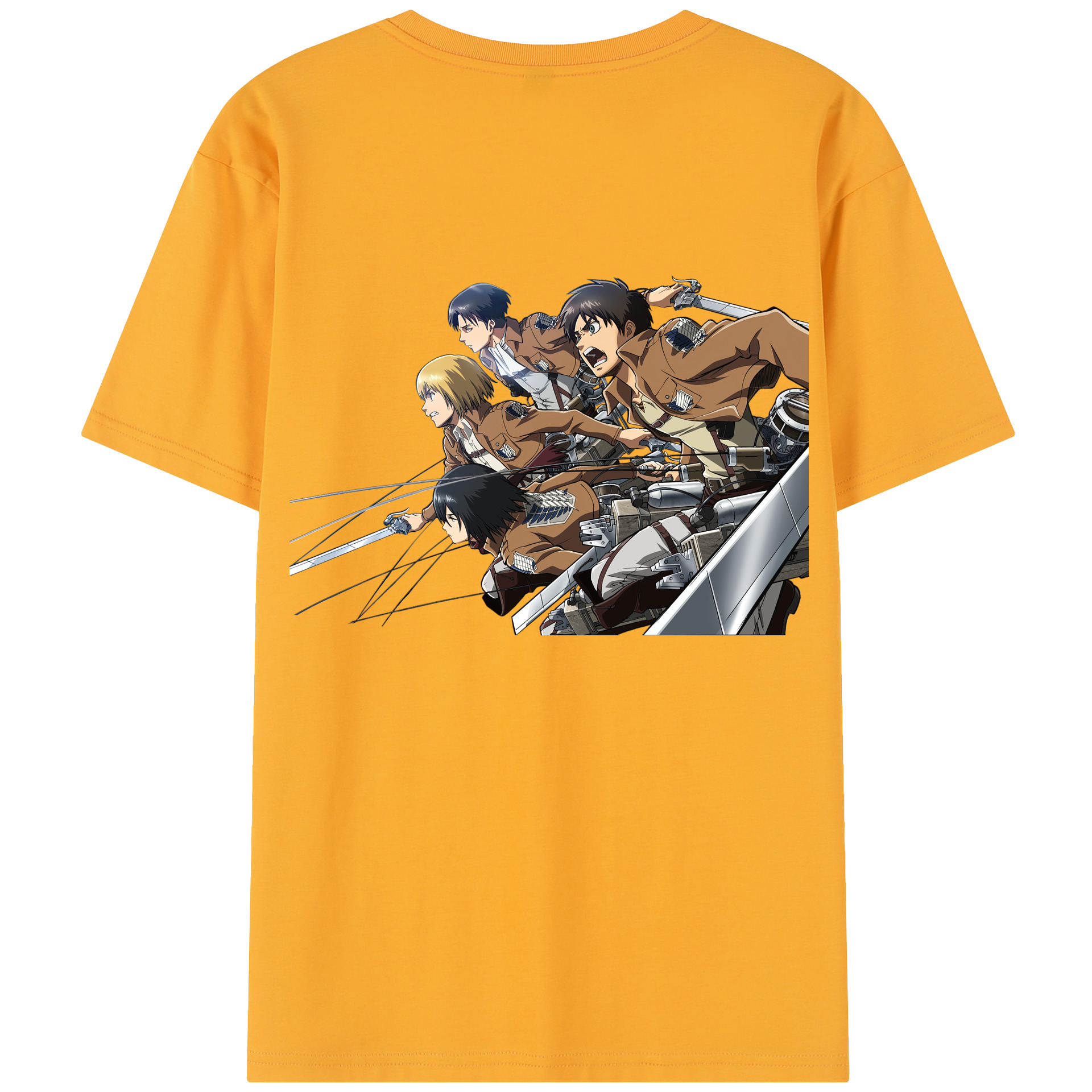 （画像用） 進撃の巨人 Attack on Titan レディース半袖Tシャツ(バックプリント)