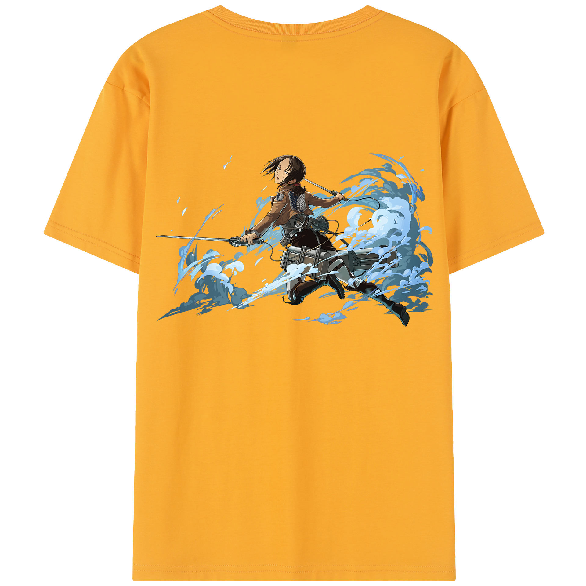 （画像用） 進撃の巨人 Attack on Titan レディース半袖Tシャツ(バックプリント)