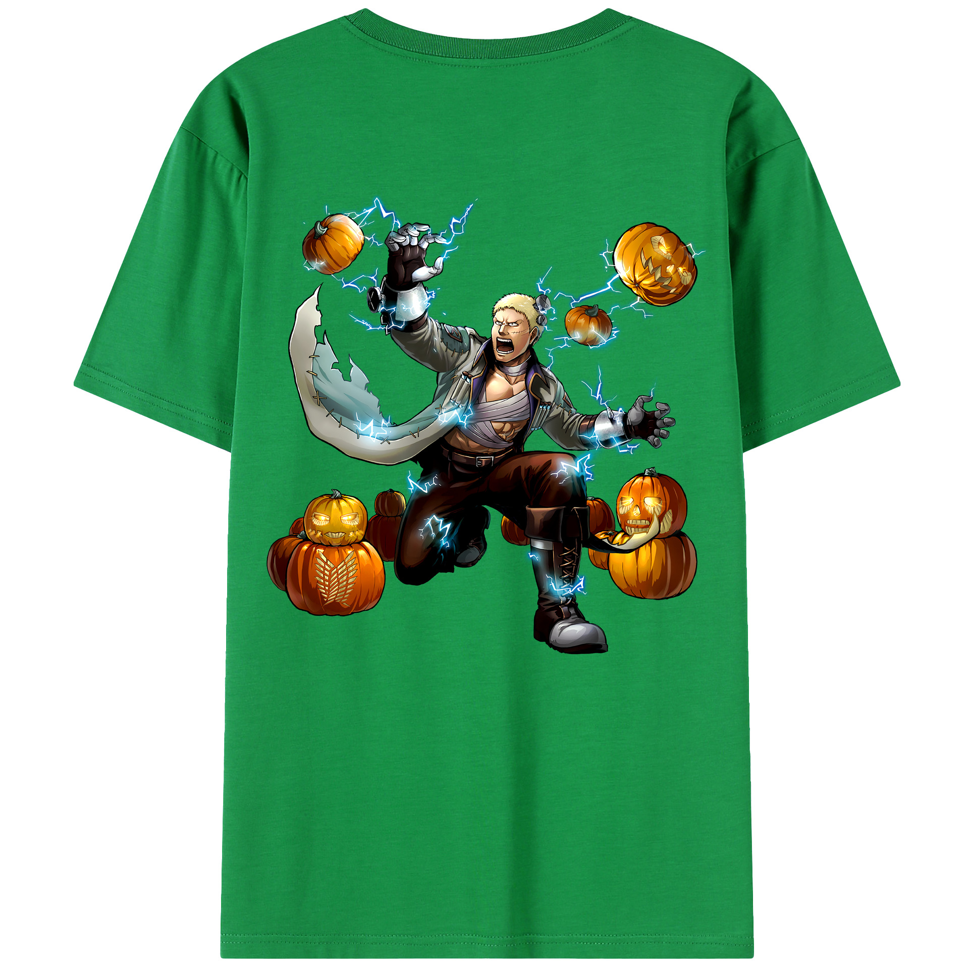 （画像用） 進撃の巨人 ライナー・ブラウン Attack on Titan Reiner Braun レディース半袖Tシャツ(バックプリント)