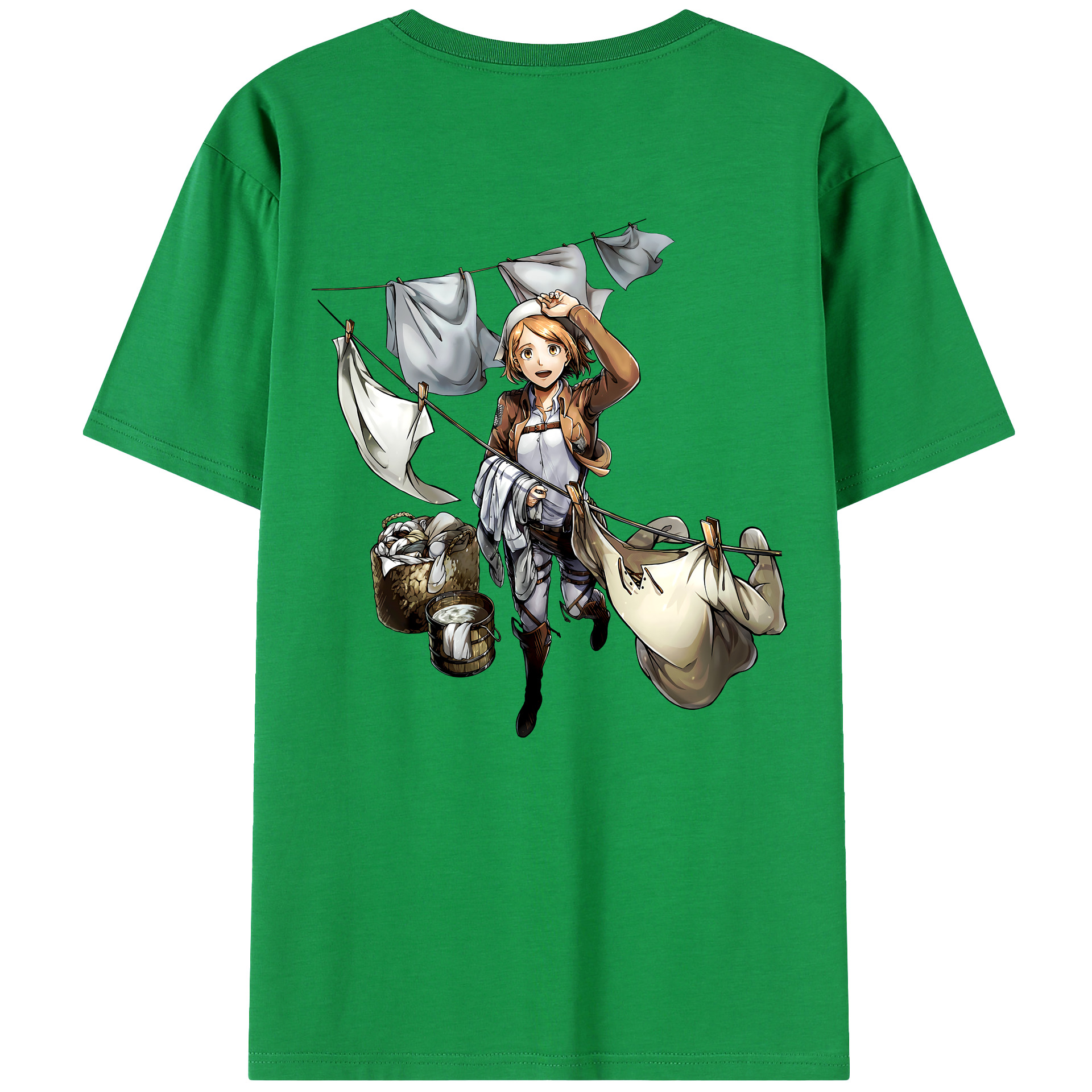 （画像用） 進撃の巨人 ペトラ·ラル Attack on Titan Petra Rall レディース半袖Tシャツ(バックプリント)