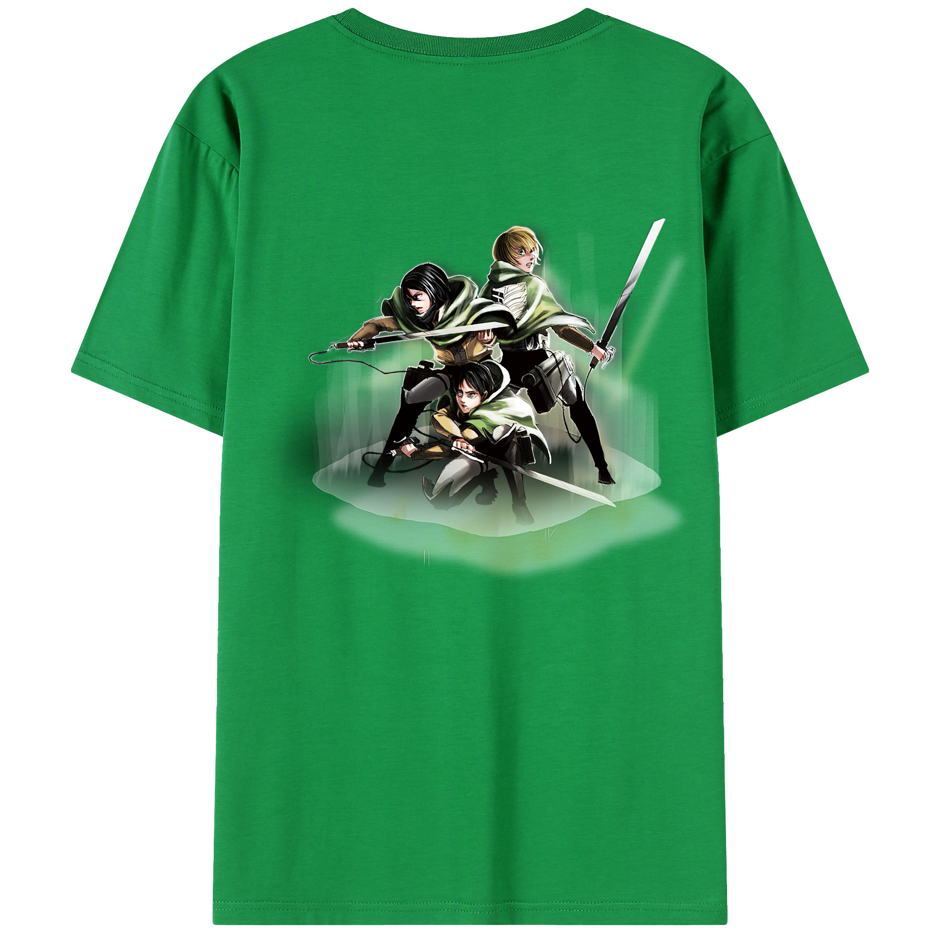 （画像用） 進撃の巨人 Attack on Titan レディース半袖Tシャツ(バックプリント)