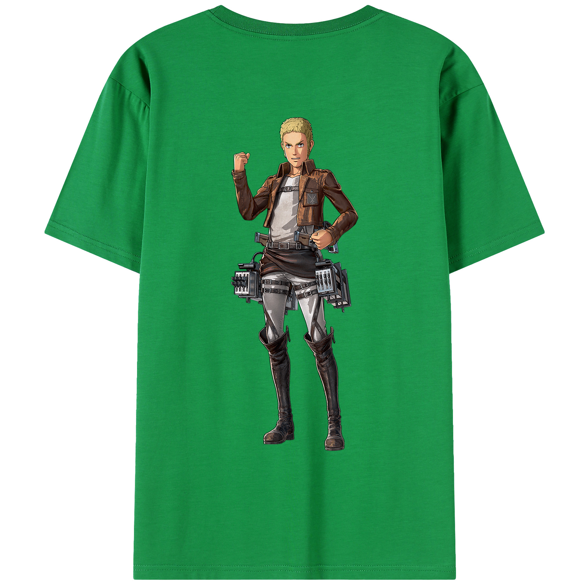 （画像用） 進撃の巨人 ライナー・ブラウン Attack on Titan Reiner Braun レディース半袖Tシャツ(バックプリント)