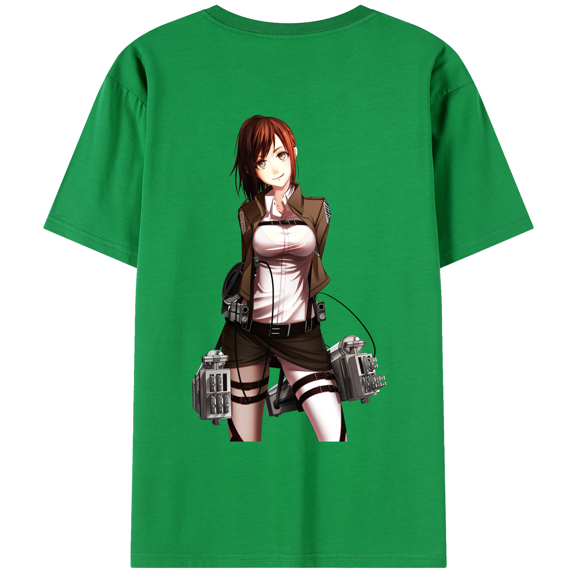（画像用） 進撃の巨人 サシャ·ブラウス Attack on Titan Sasha Blaus レディース半袖Tシャツ(バックプリント)