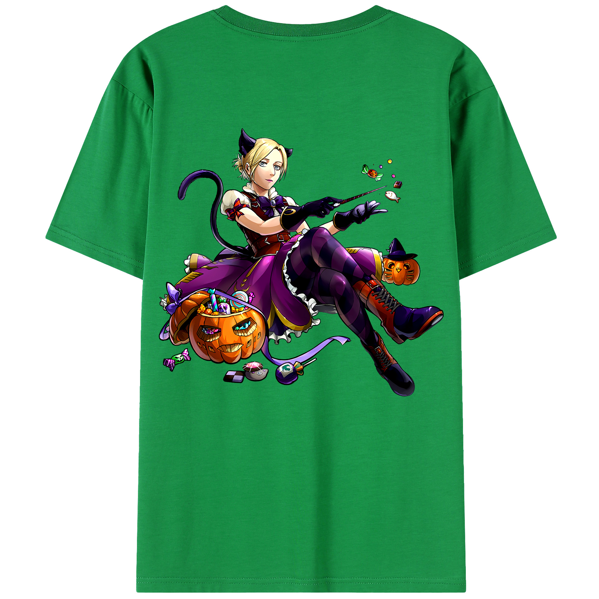 （画像用） 進撃の巨人 アニ・レオンハート Attack on Titan Annie Leonhart レディース半袖Tシャツ(バックプリント)
