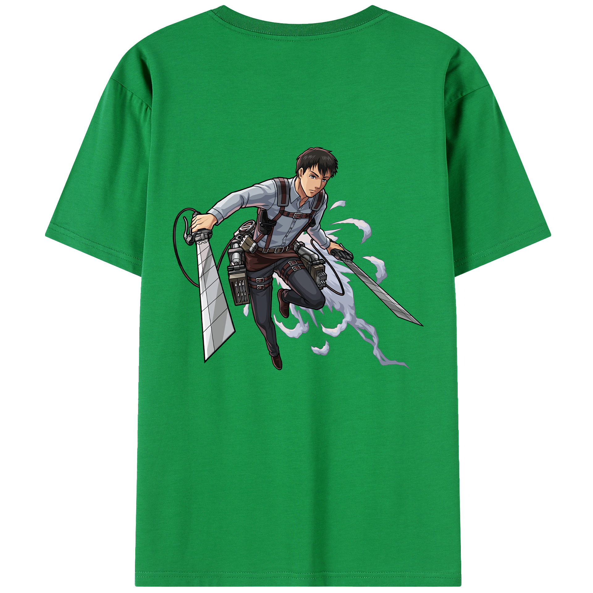 （画像用） 進撃の巨人 ベルトルト・フーバー Attack on Titan Bertholdt Hoover レディース半袖Tシャツ(バックプリント)