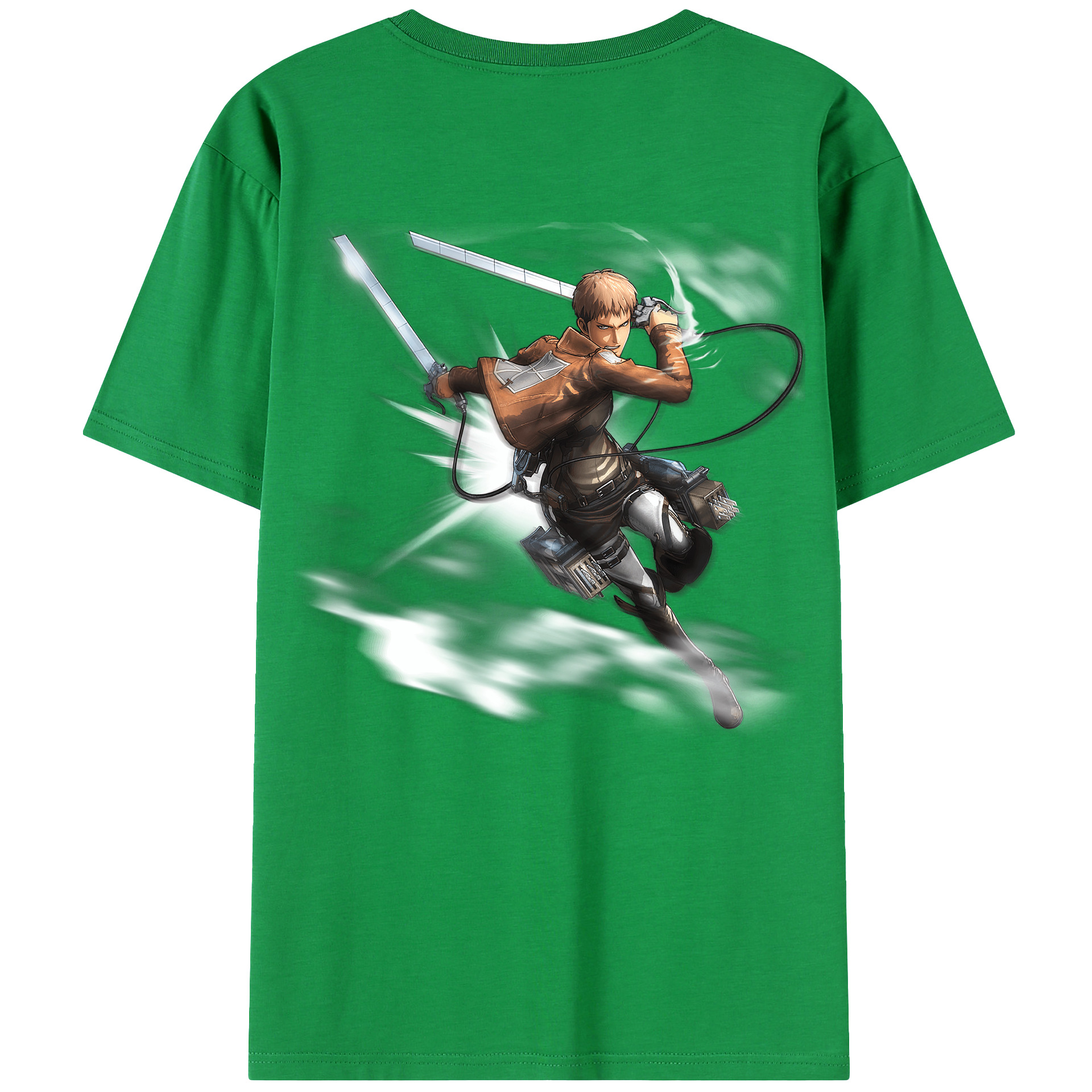 （画像用） 進撃の巨人 ジャン・キルシュタイン Attack on Titan Jean Kirstein レディース半袖Tシャツ(バックプリント)