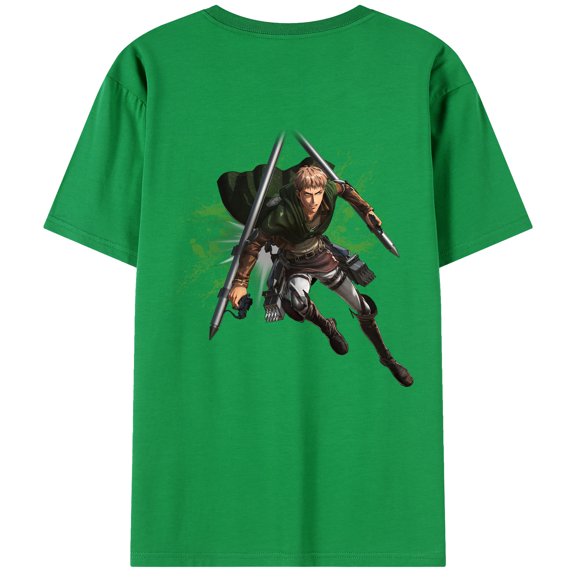 （画像用） 進撃の巨人 ジャン・キルシュタイン Attack on Titan Jean Kirstein レディース半袖Tシャツ(バックプリント)