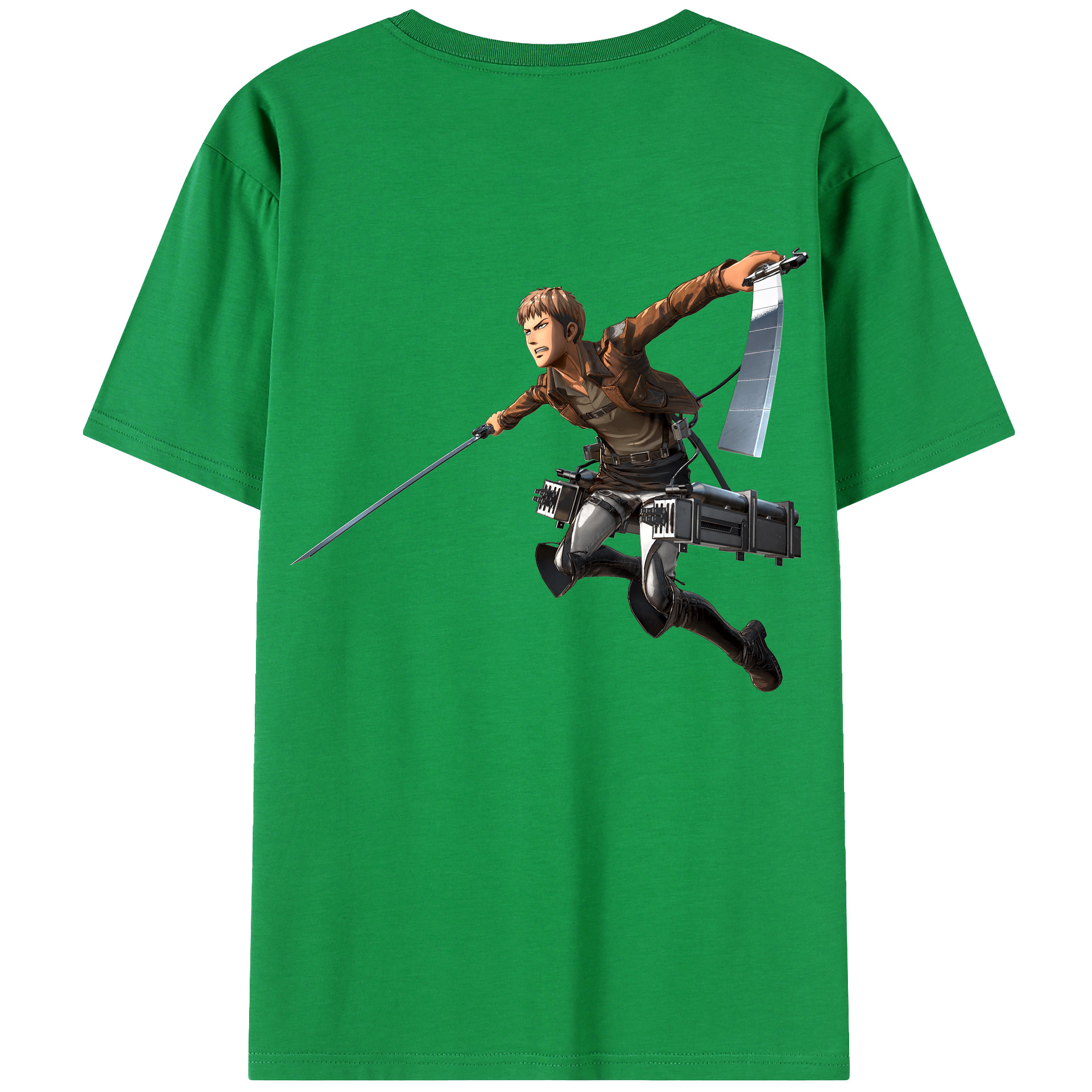 （画像用） 進撃の巨人 ジャン・キルシュタイン Attack on Titan Jean Kirstein レディース半袖Tシャツ(バックプリント)