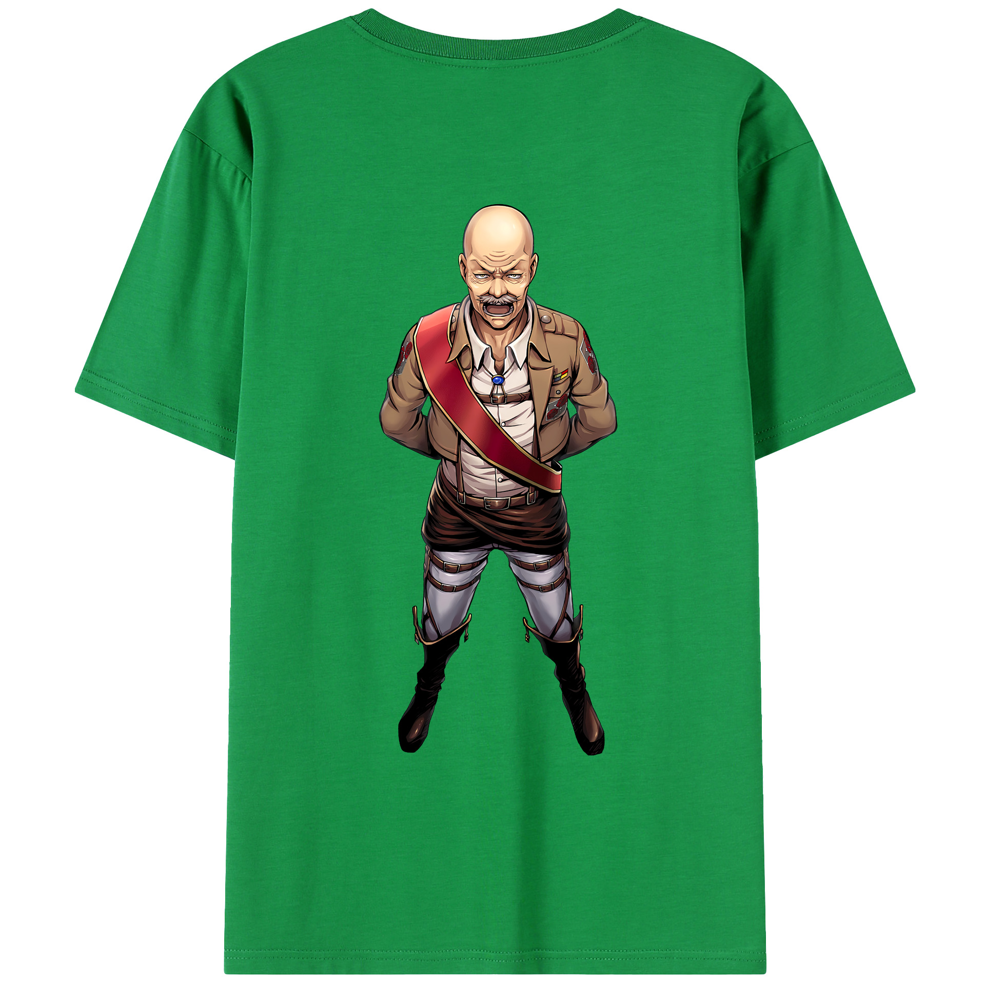 （画像用） 進撃の巨人 ドット·ピクシス Attack on Titan Dot Pixis レディース半袖Tシャツ(バックプリント)