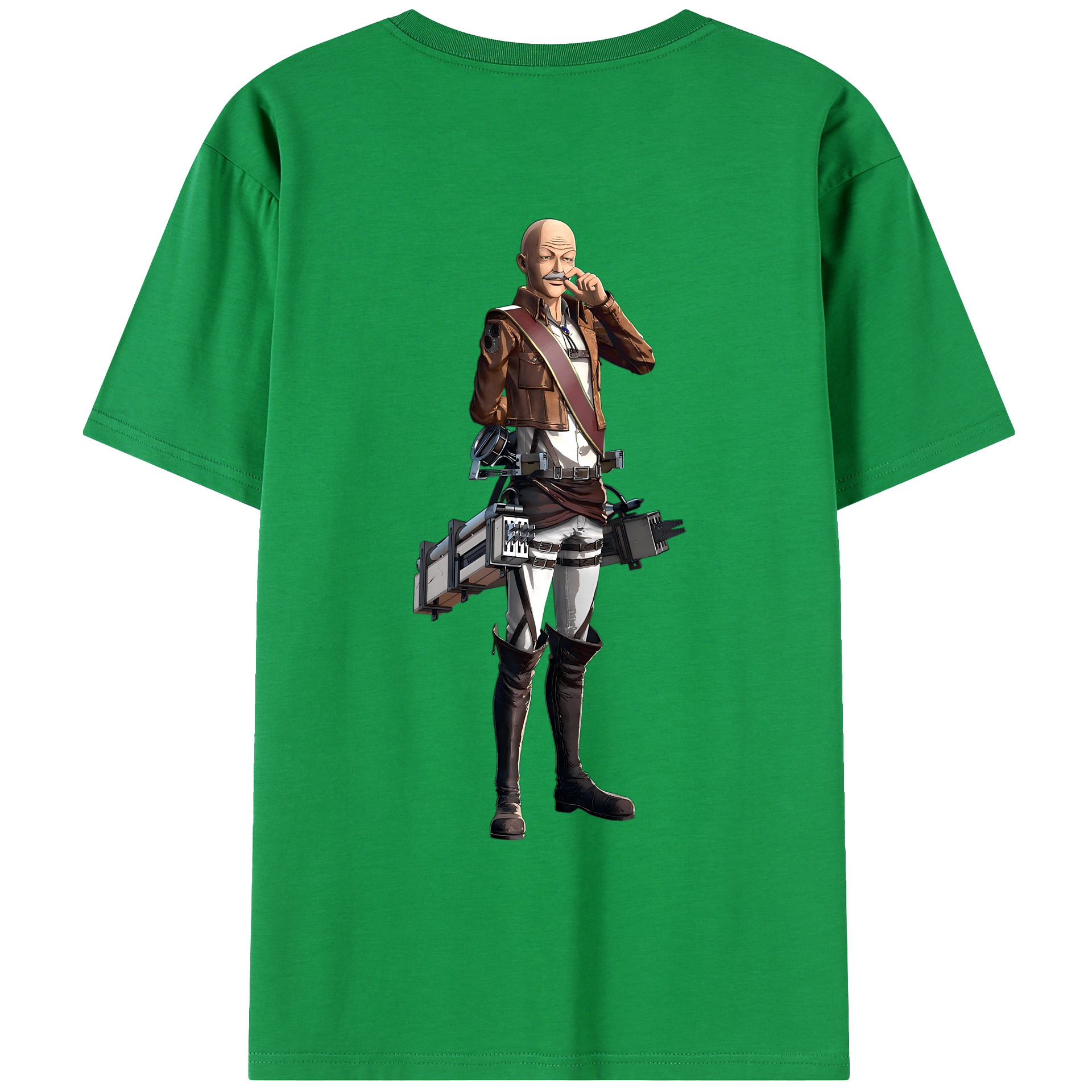 （画像用） 進撃の巨人 ドット·ピクシス Attack on Titan Dot Pixis レディース半袖Tシャツ(バックプリント)