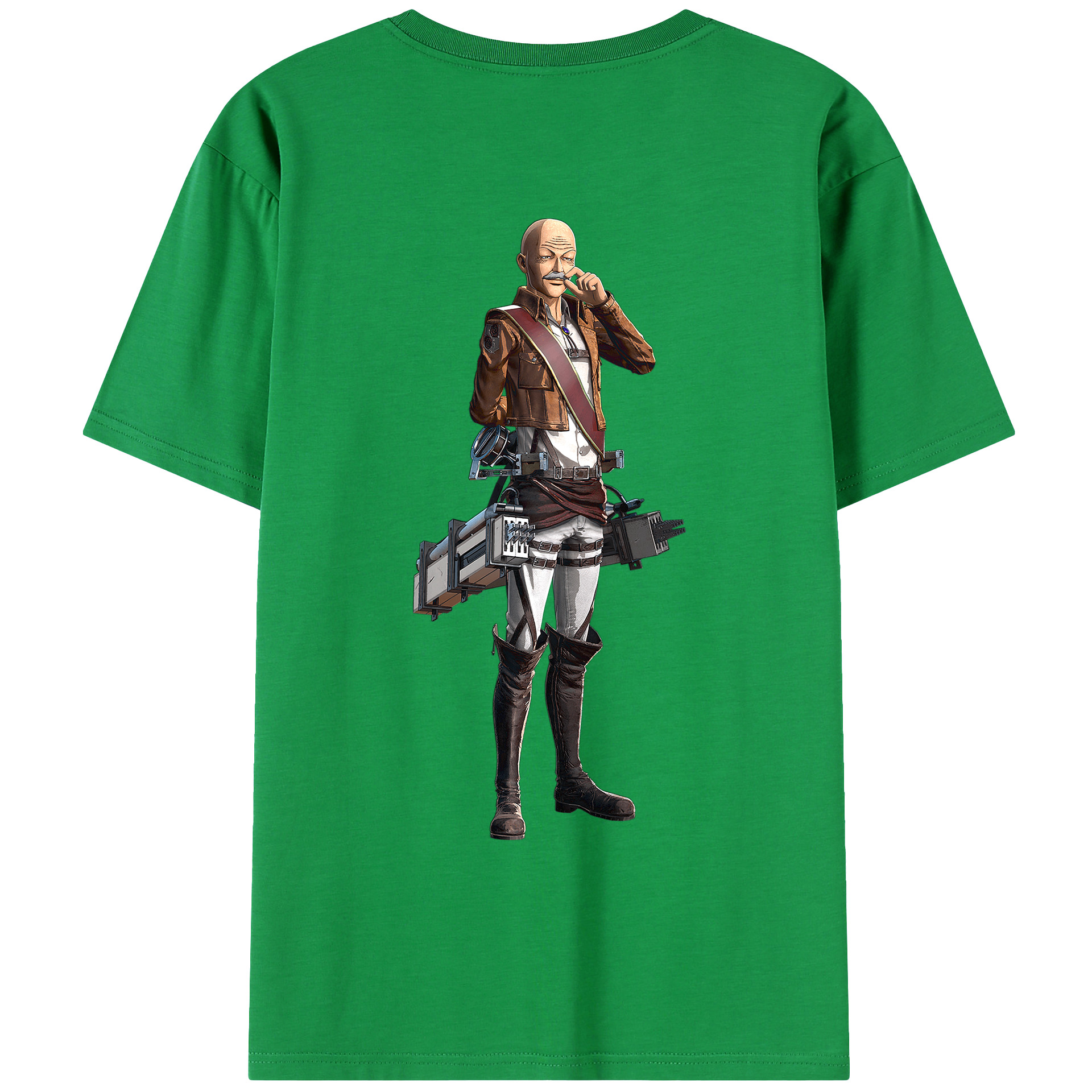 （画像用） 進撃の巨人 ドット·ピクシス Attack on Titan Dot Pixis レディース半袖Tシャツ(バックプリント)