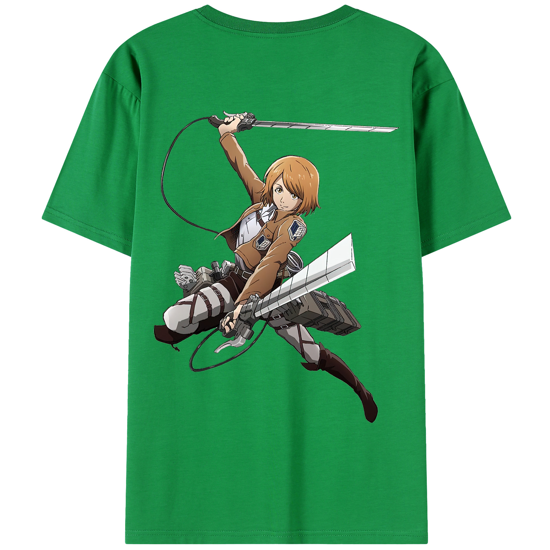 （画像用） 進撃の巨人 ペトラ·ラル Attack on Titan Petra Rall レディース半袖Tシャツ(バックプリント)