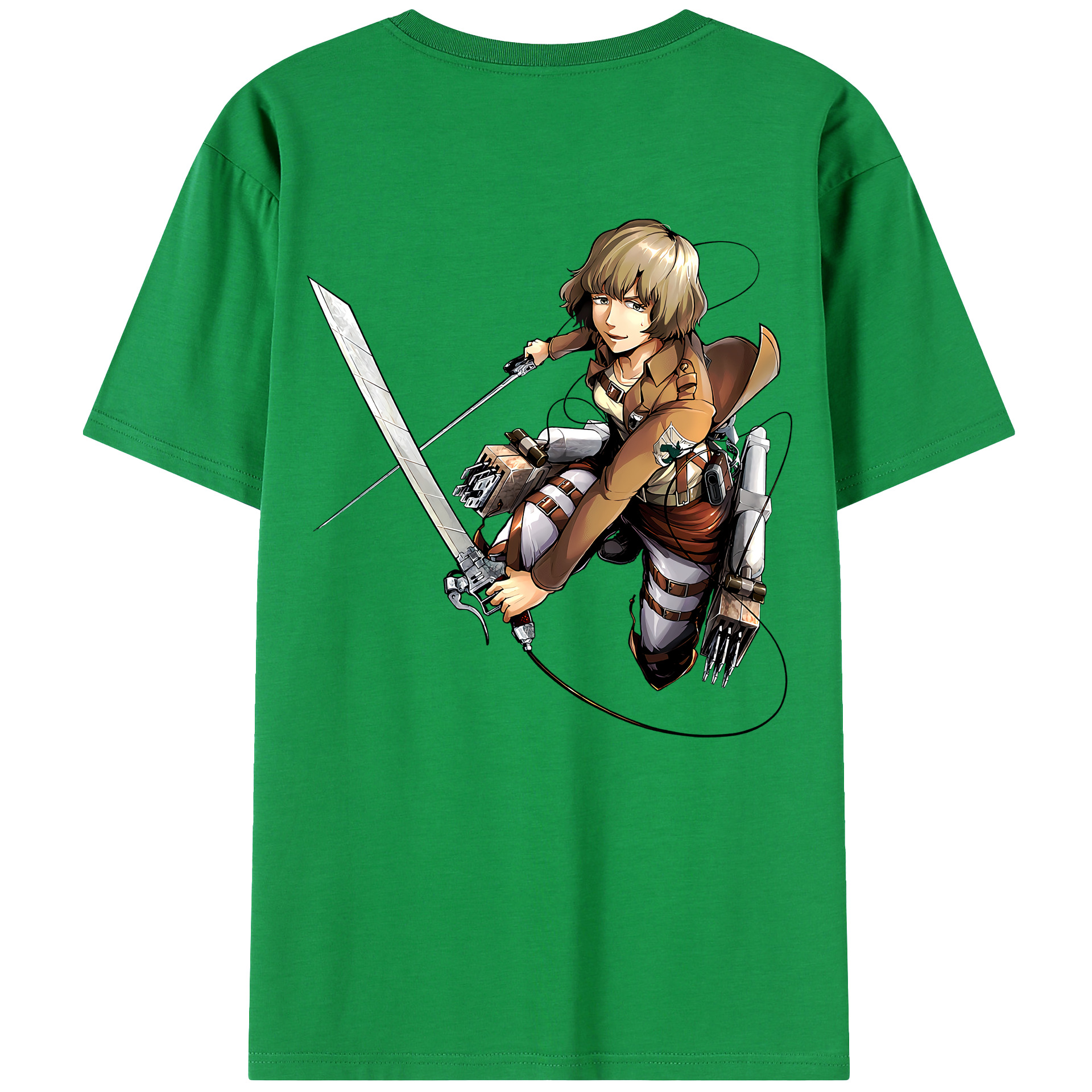 （画像用） 進撃の巨人 ヒツチ Attack on Titan Hitch レディース半袖Tシャツ(バックプリント)