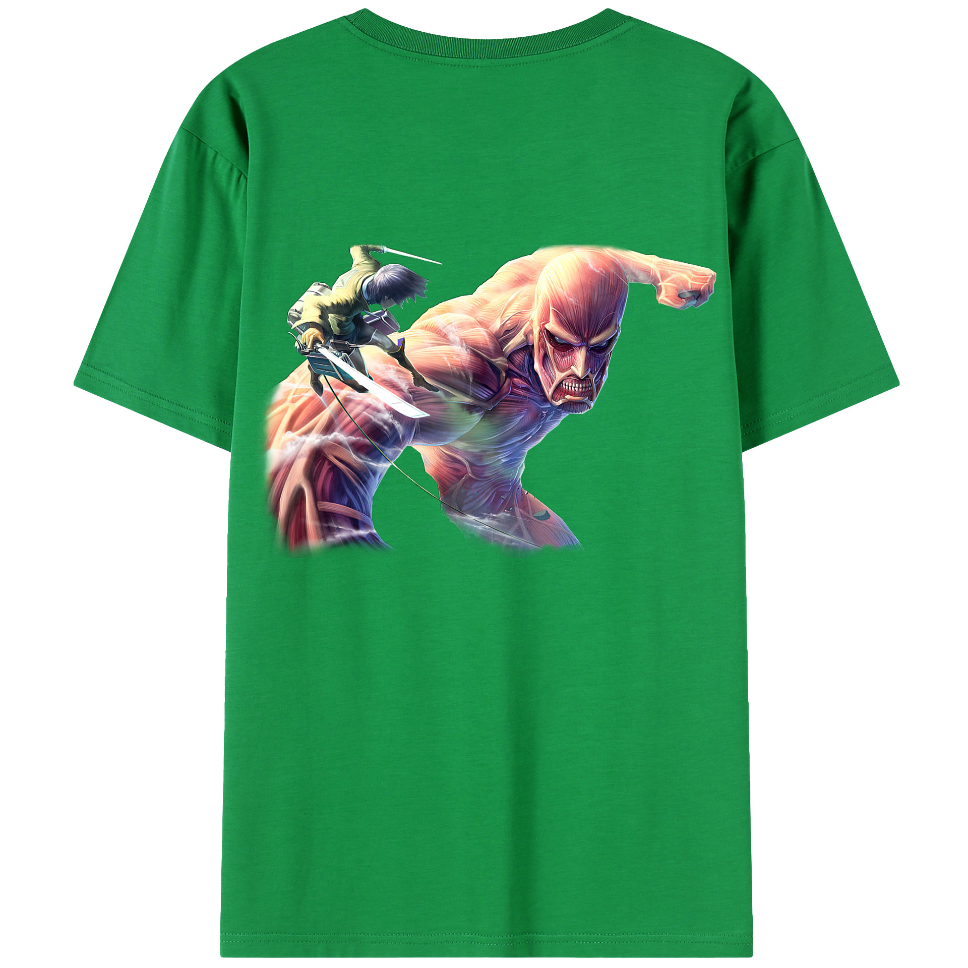 （画像用） 進撃の巨人 Attack on Titan レディース半袖Tシャツ(バックプリント)