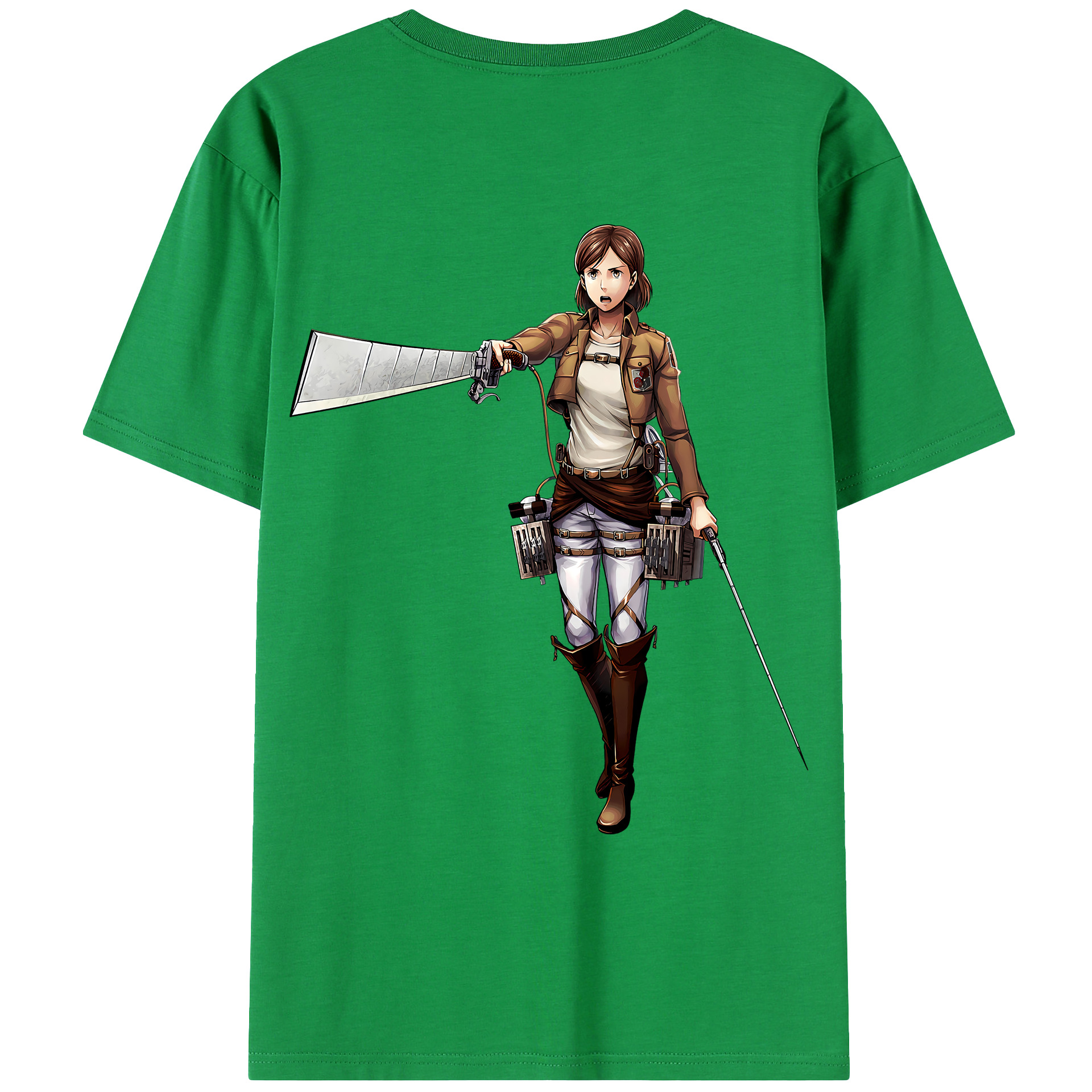 （画像用） 進撃の巨人 Attack on Titan レディース半袖Tシャツ(バックプリント)