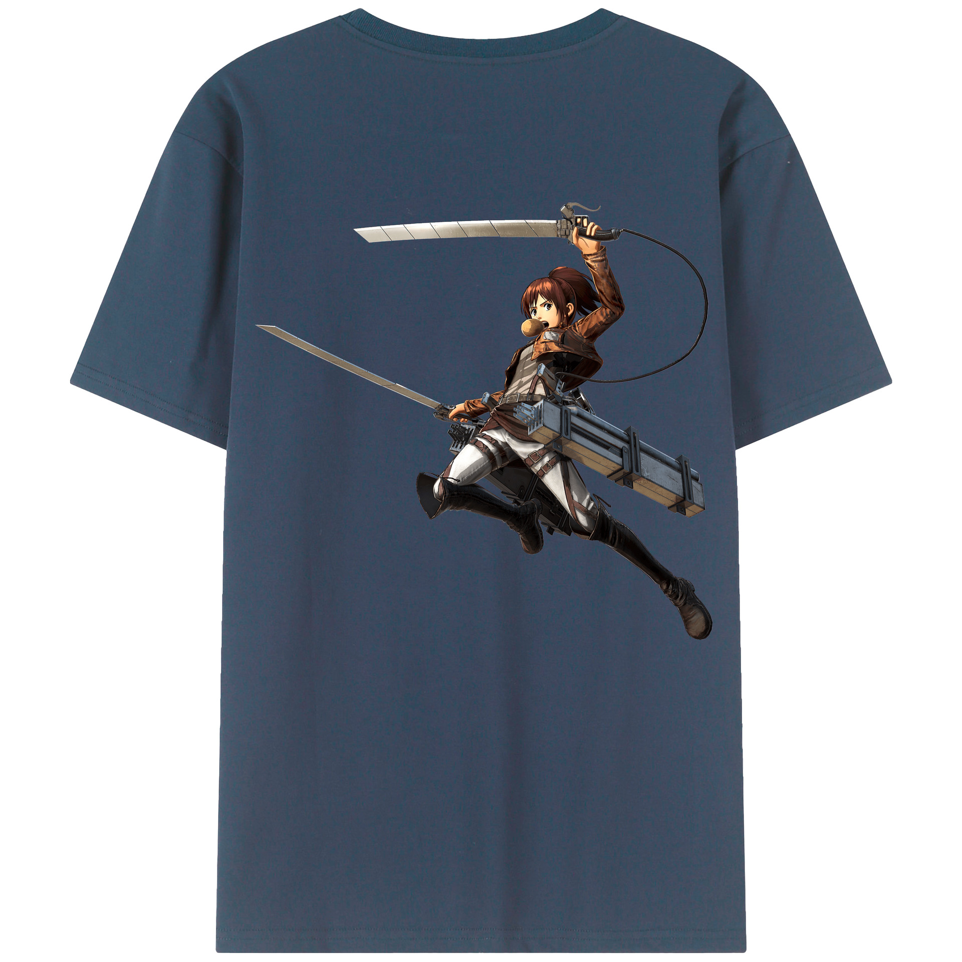 （画像用） 進撃の巨人 サシャ·ブラウス Attack on Titan Sasha Blaus レディース半袖Tシャツ(バックプリント)