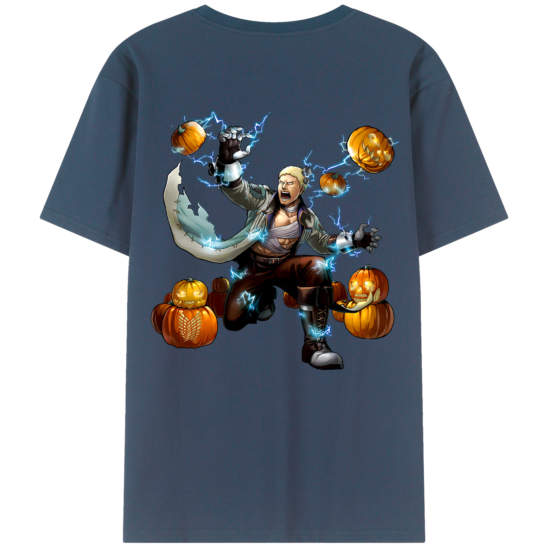 （画像用） 進撃の巨人 ライナー・ブラウン Attack on Titan Reiner Braun レディース半袖Tシャツ(バックプリント)
