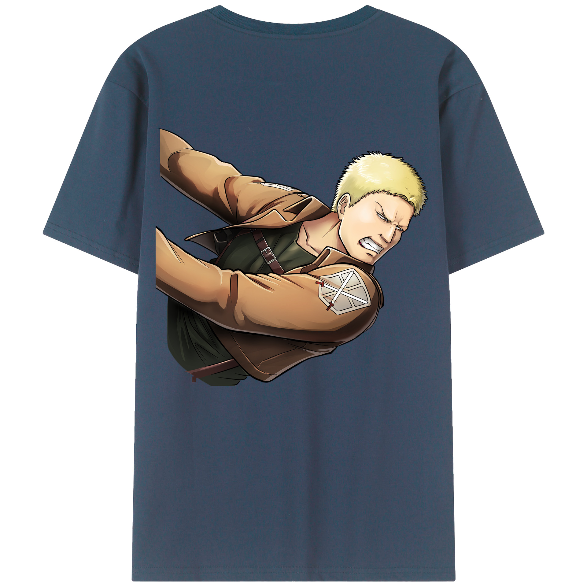 （画像用） 進撃の巨人 ライナー・ブラウン Attack on Titan Reiner Braun レディース半袖Tシャツ(バックプリント)