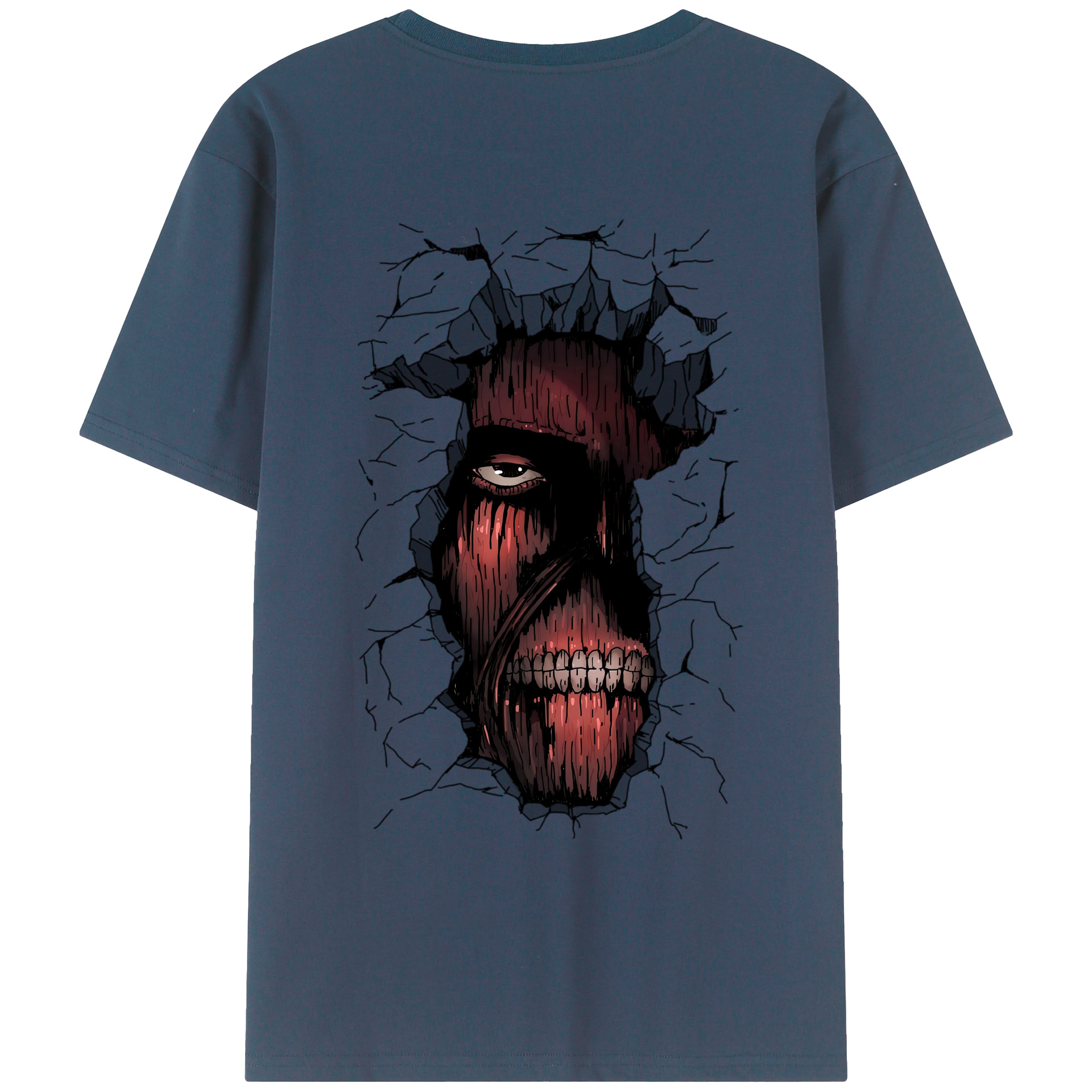 （画像用） 進撃の巨人 Attack on Titan レディース半袖Tシャツ(バックプリント)