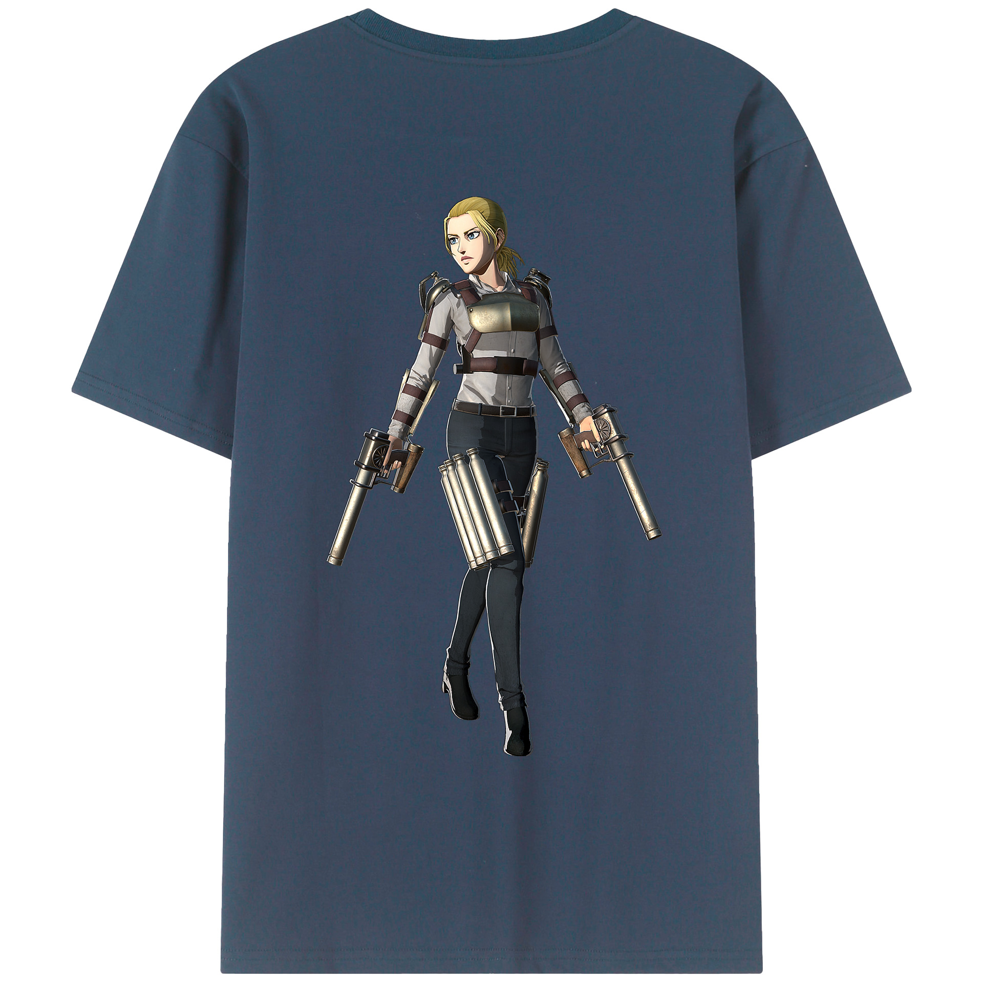 （画像用） 進撃の巨人 Attack on Titan レディース半袖Tシャツ(バックプリント)