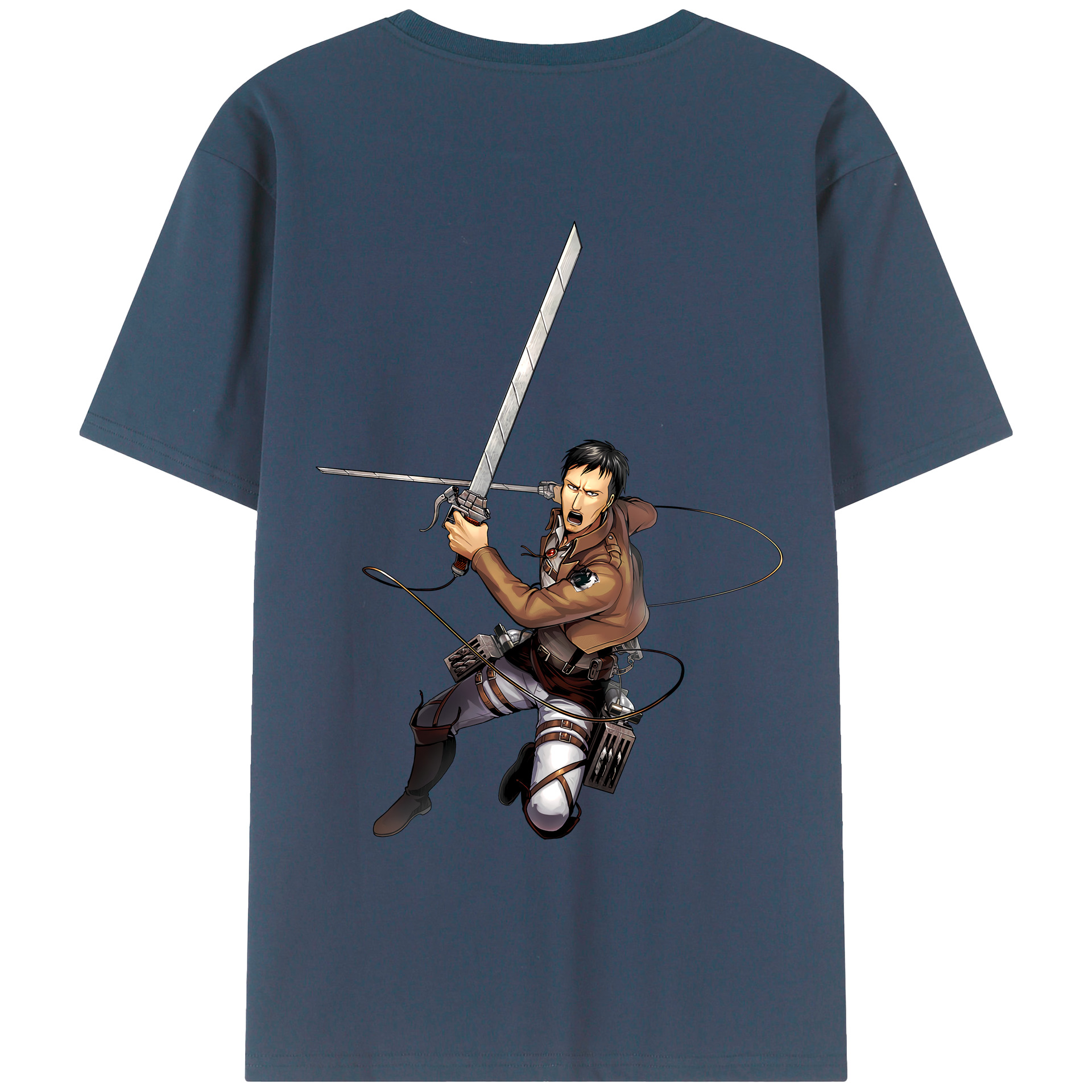 （画像用） 進撃の巨人 Attack on Titan レディース半袖Tシャツ(バックプリント)