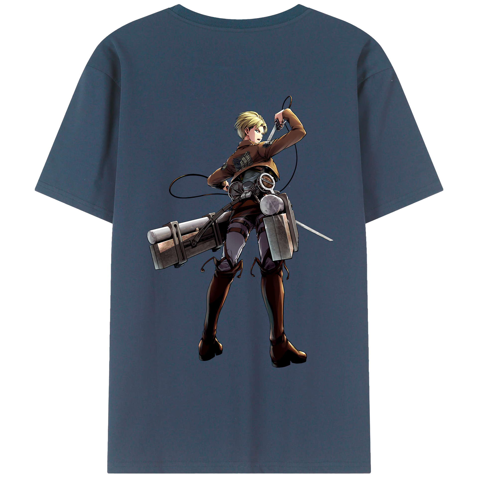 （画像用） 進撃の巨人 Attack on Titan レディース半袖Tシャツ(バックプリント)