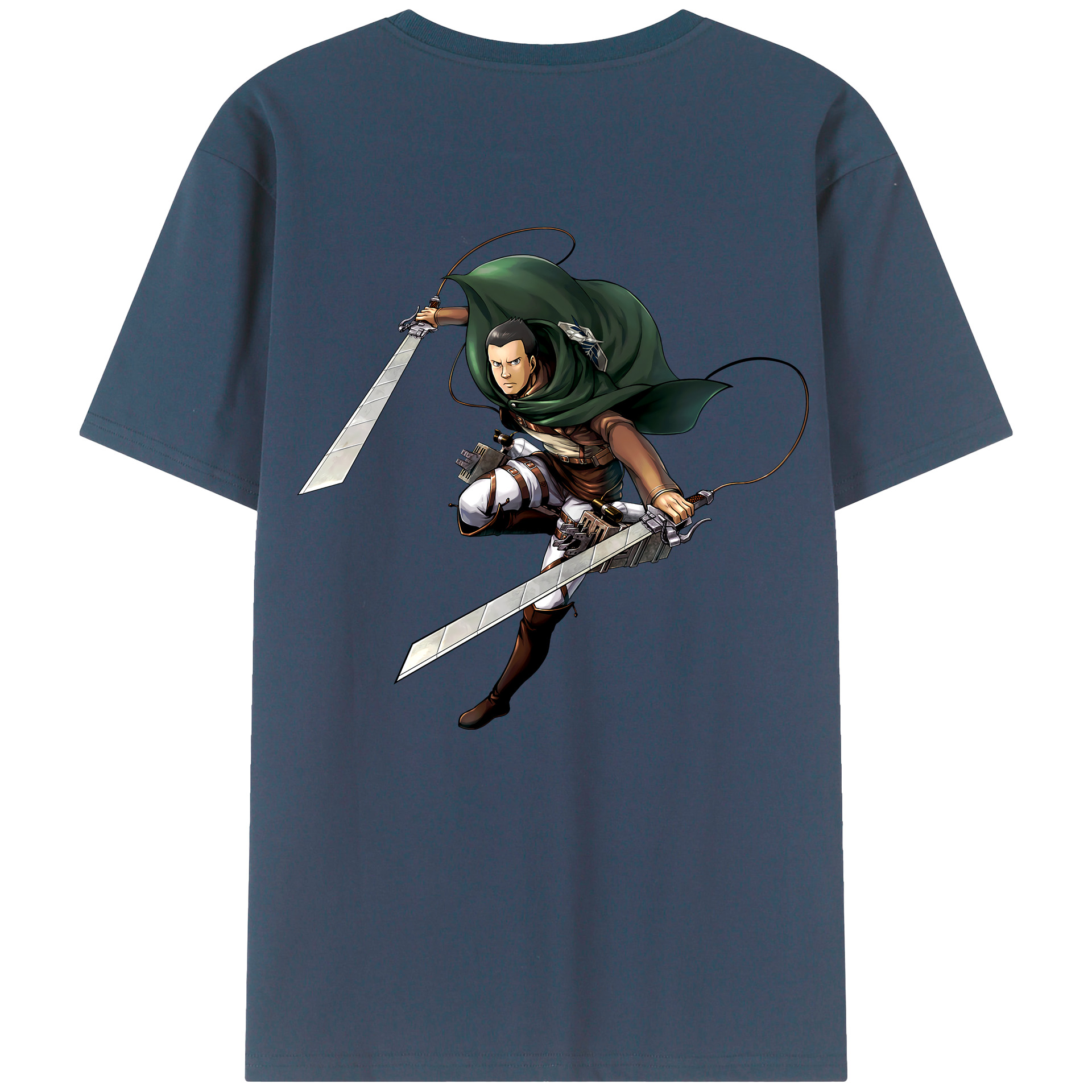 （画像用） 進撃の巨人 Attack on Titan レディース半袖Tシャツ(バックプリント)