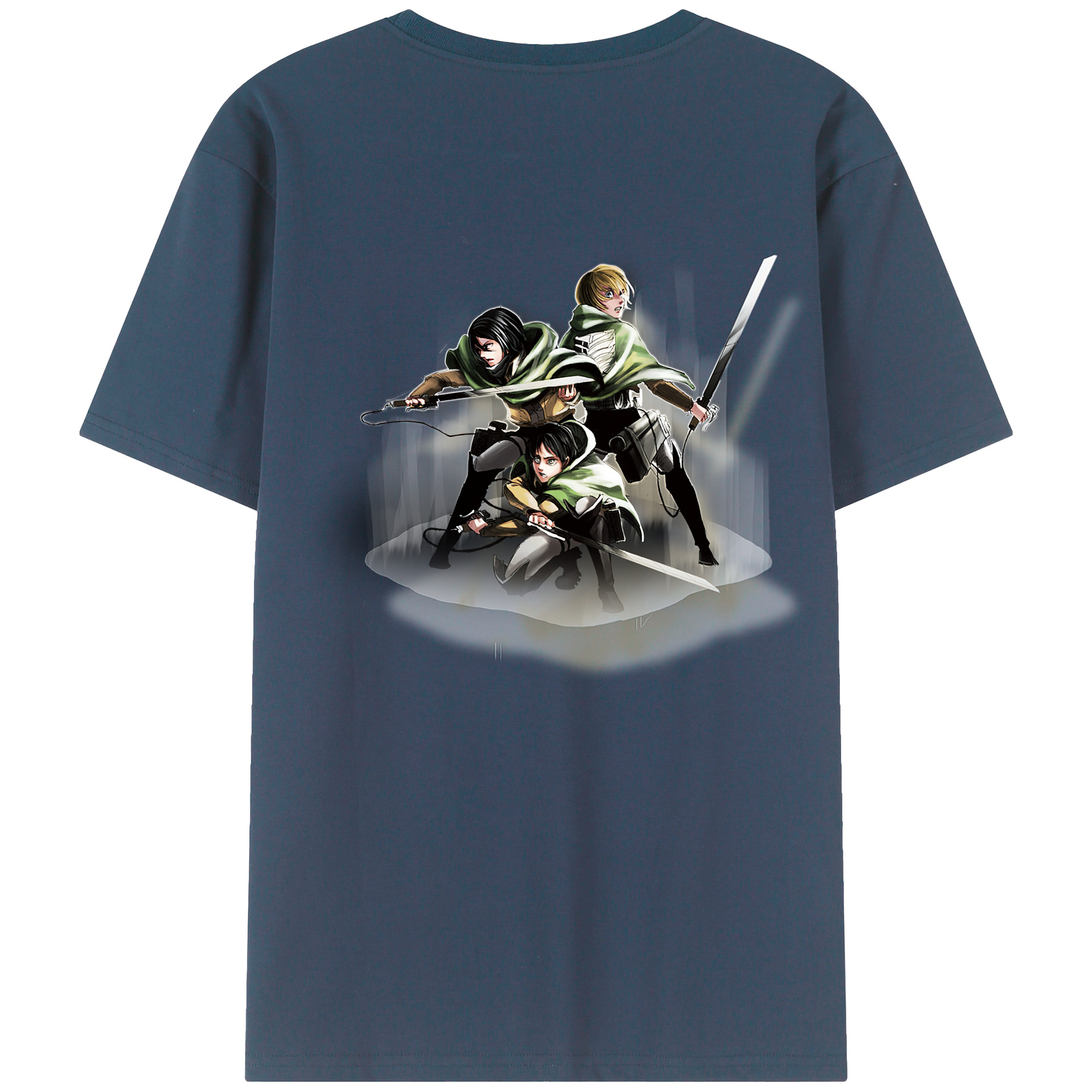 （画像用） 進撃の巨人 Attack on Titan レディース半袖Tシャツ(バックプリント)