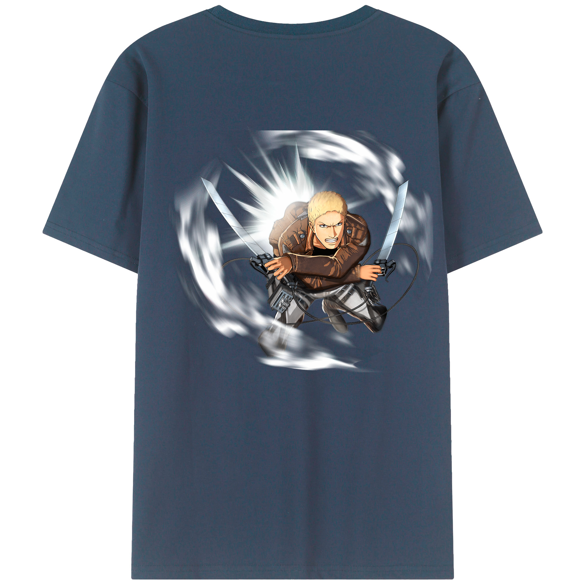 （画像用） 進撃の巨人 ライナー・ブラウン Attack on Titan Reiner Braun レディース半袖Tシャツ(バックプリント)