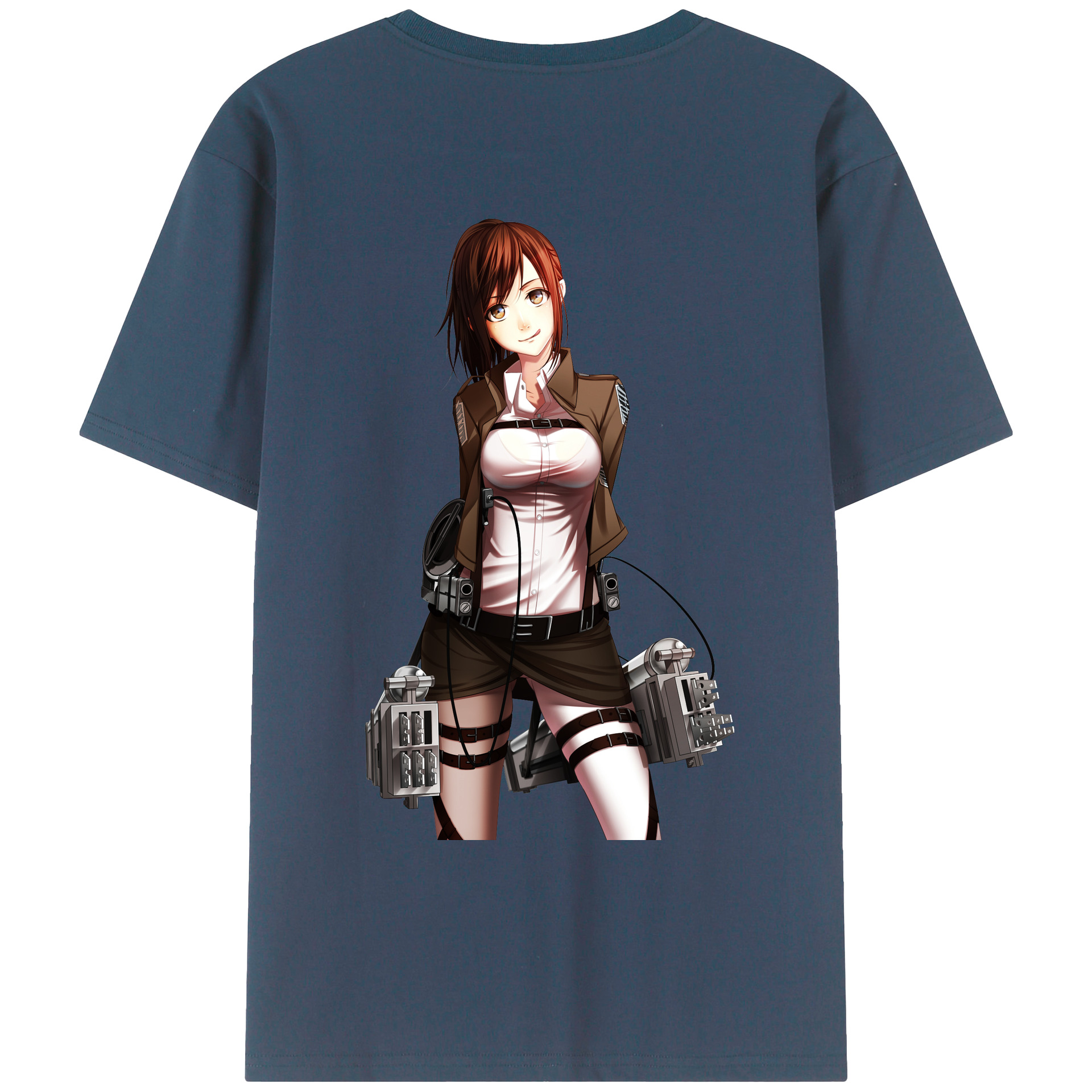 （画像用） 進撃の巨人 サシャ·ブラウス Attack on Titan Sasha Blaus レディース半袖Tシャツ(バックプリント)