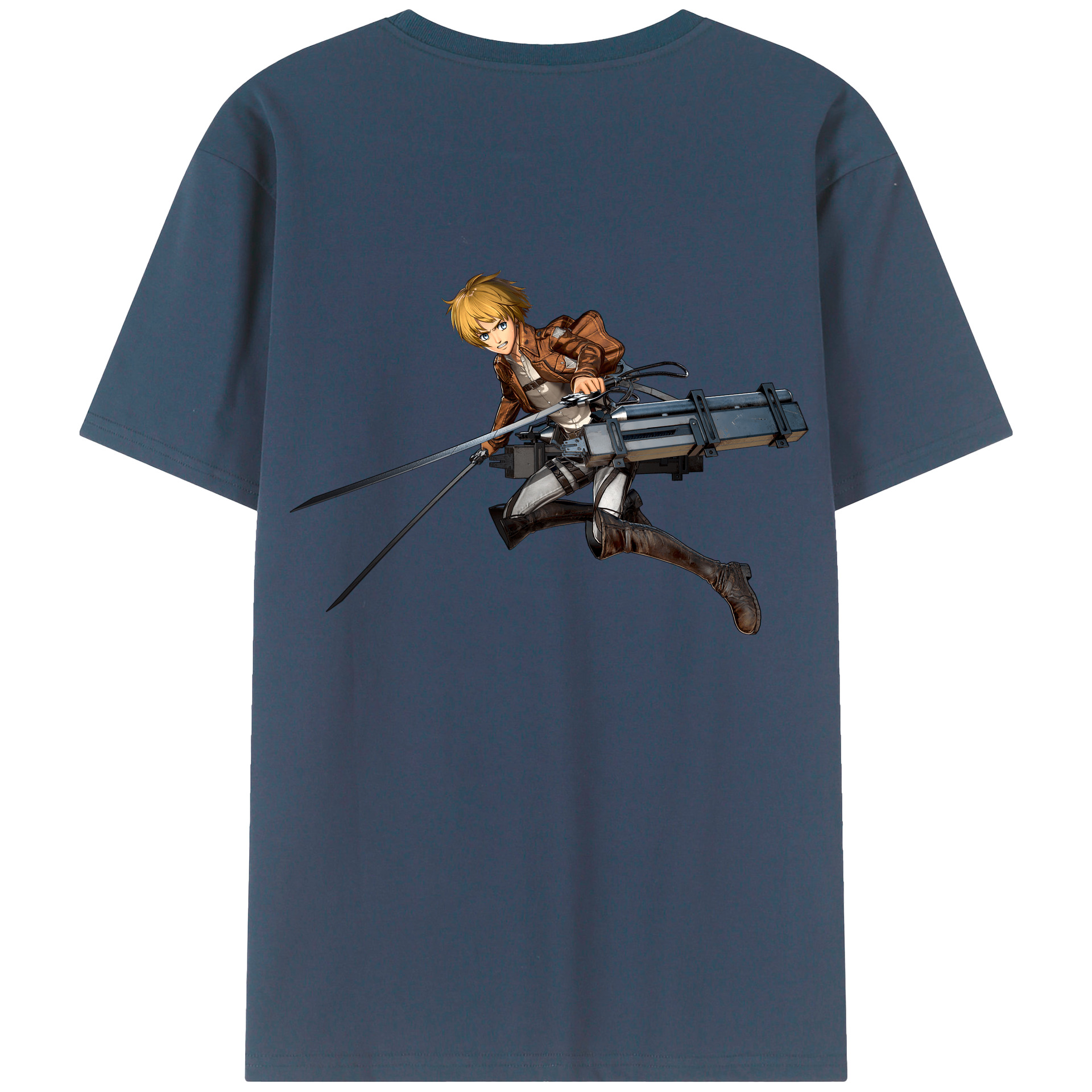 （画像用） 進撃の巨人 アルミン·アルレルト Attack on Titan Armin Arlert レディース半袖Tシャツ(バックプリント)