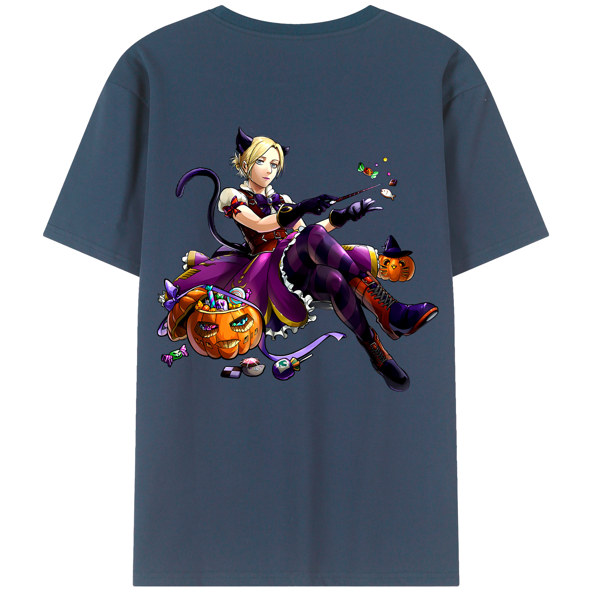 （画像用） 進撃の巨人 アニ・レオンハート Attack on Titan Annie Leonhart レディース半袖Tシャツ(バックプリント)