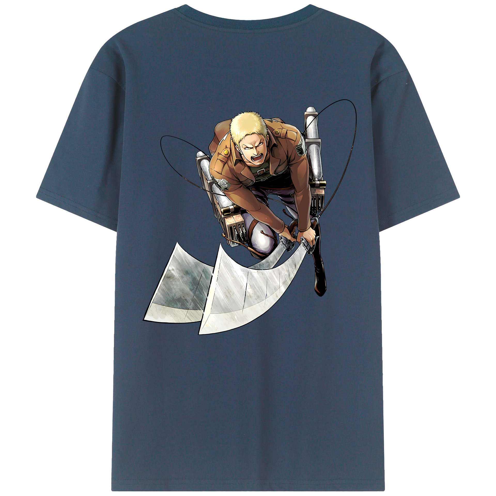 （画像用） 進撃の巨人 ライナー・ブラウン Attack on Titan Reiner Braun レディース半袖Tシャツ(バックプリント)
