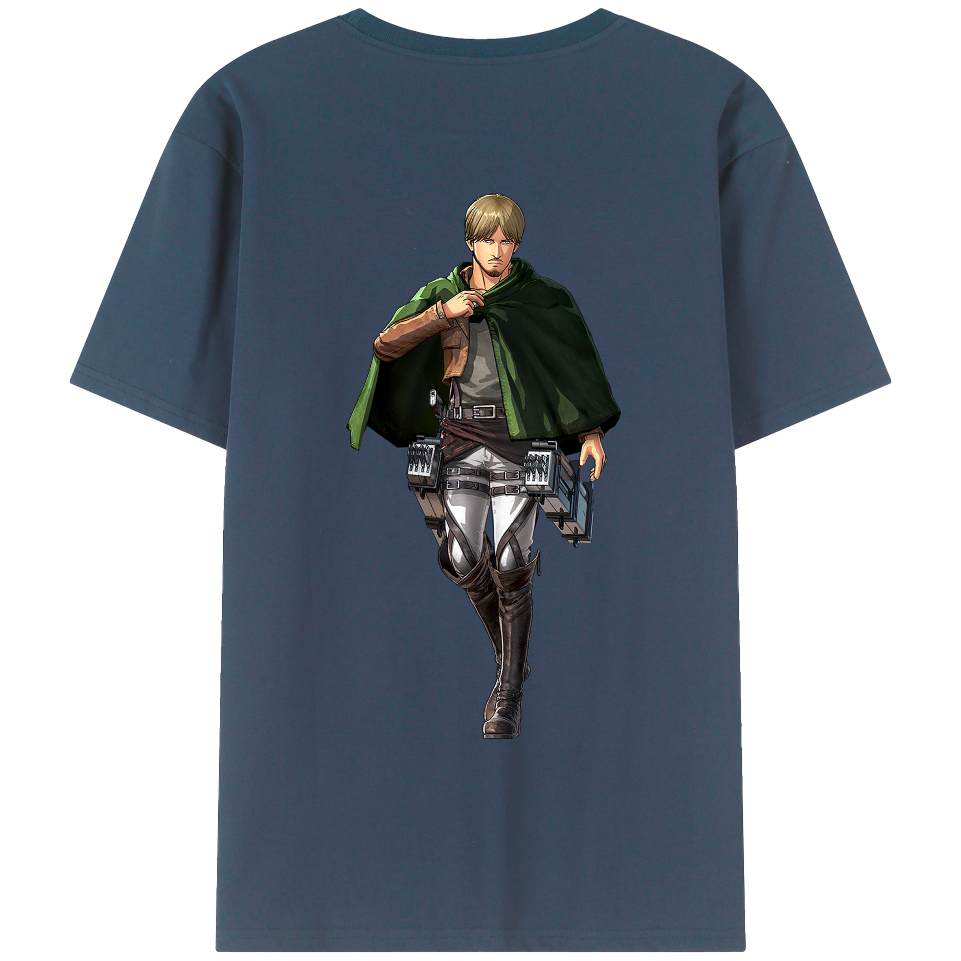 （画像用） 進撃の巨人 ミケ·ザカリアス Attack on Titan Mike Zakarius レディース半袖Tシャツ(バックプリント)