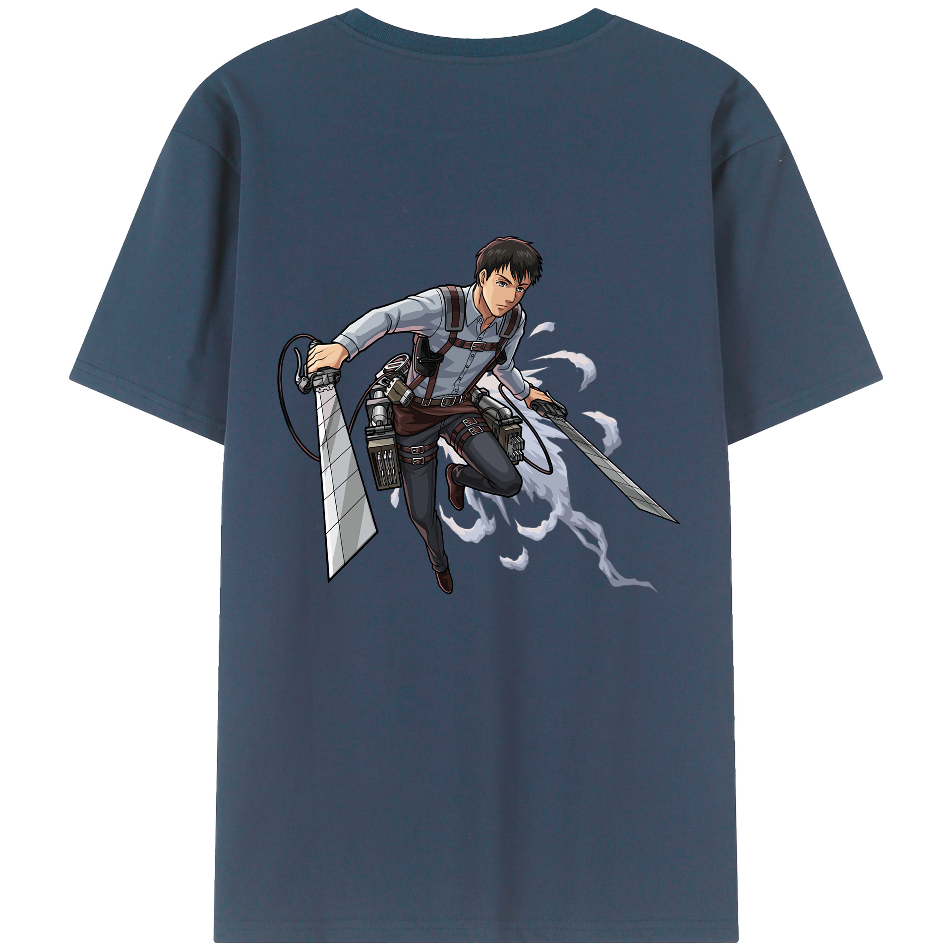 （画像用） 進撃の巨人 ベルトルト・フーバー Attack on Titan Bertholdt Hoover レディース半袖Tシャツ(バックプリント)
