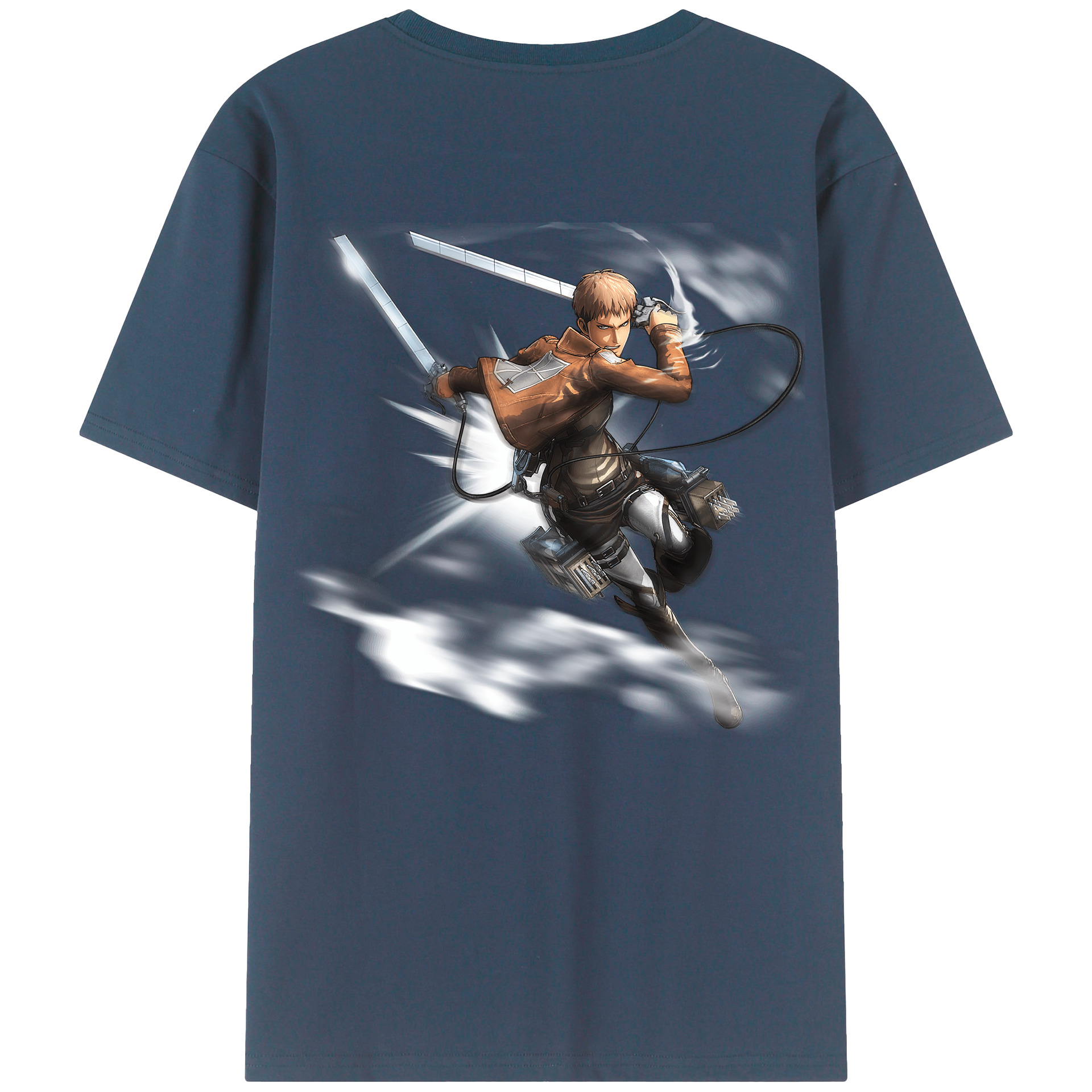 （画像用） 進撃の巨人 ジャン・キルシュタイン Attack on Titan Jean Kirstein レディース半袖Tシャツ(バックプリント)