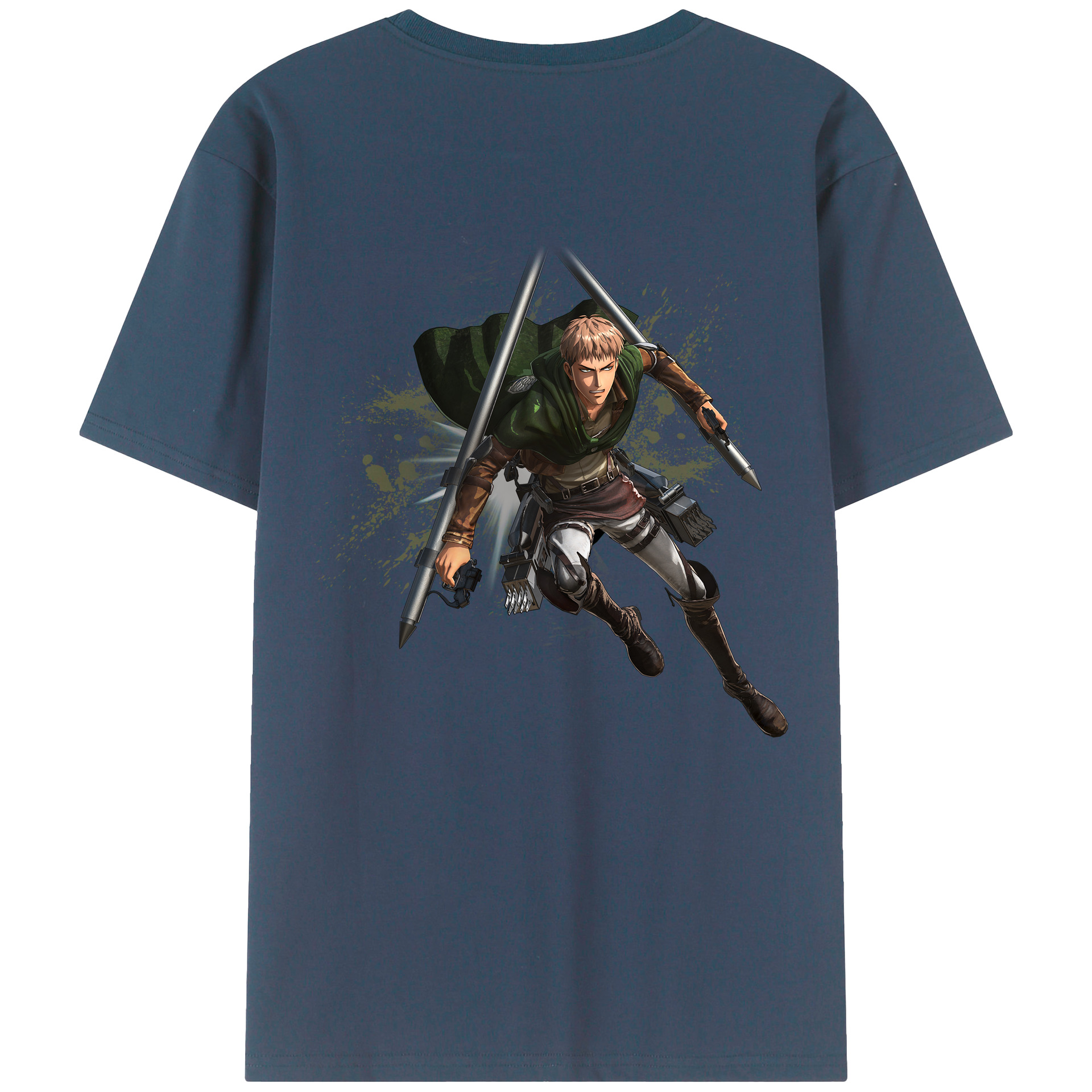 （画像用） 進撃の巨人 ジャン・キルシュタイン Attack on Titan Jean Kirstein レディース半袖Tシャツ(バックプリント)
