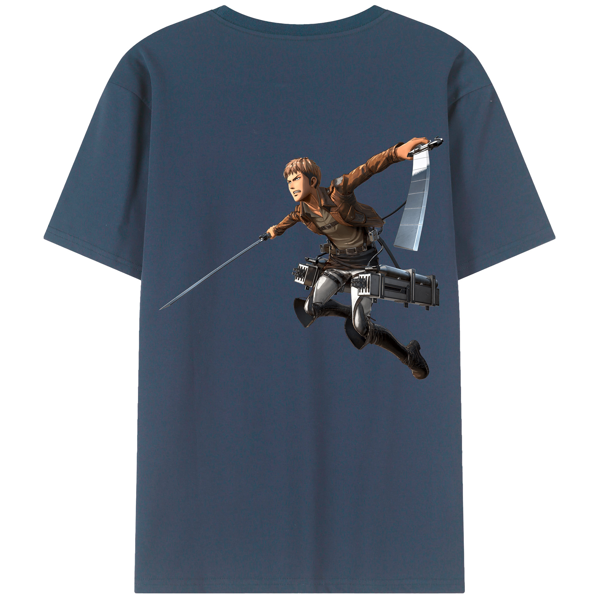 （画像用） 進撃の巨人 ジャン・キルシュタイン Attack on Titan Jean Kirstein レディース半袖Tシャツ(バックプリント)