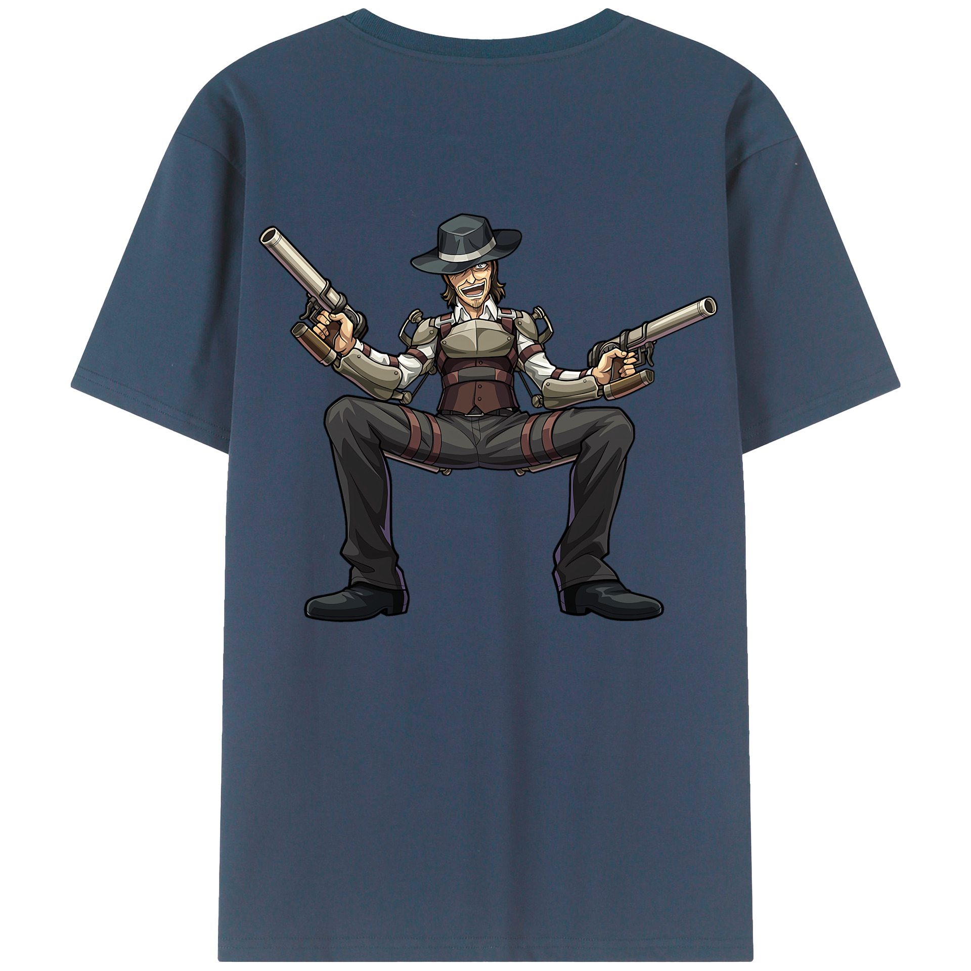 （画像用） 進撃の巨人 ケニー·アッカーマン Attack on Titan Kenny Ackerman レディース半袖Tシャツ(バックプリント)