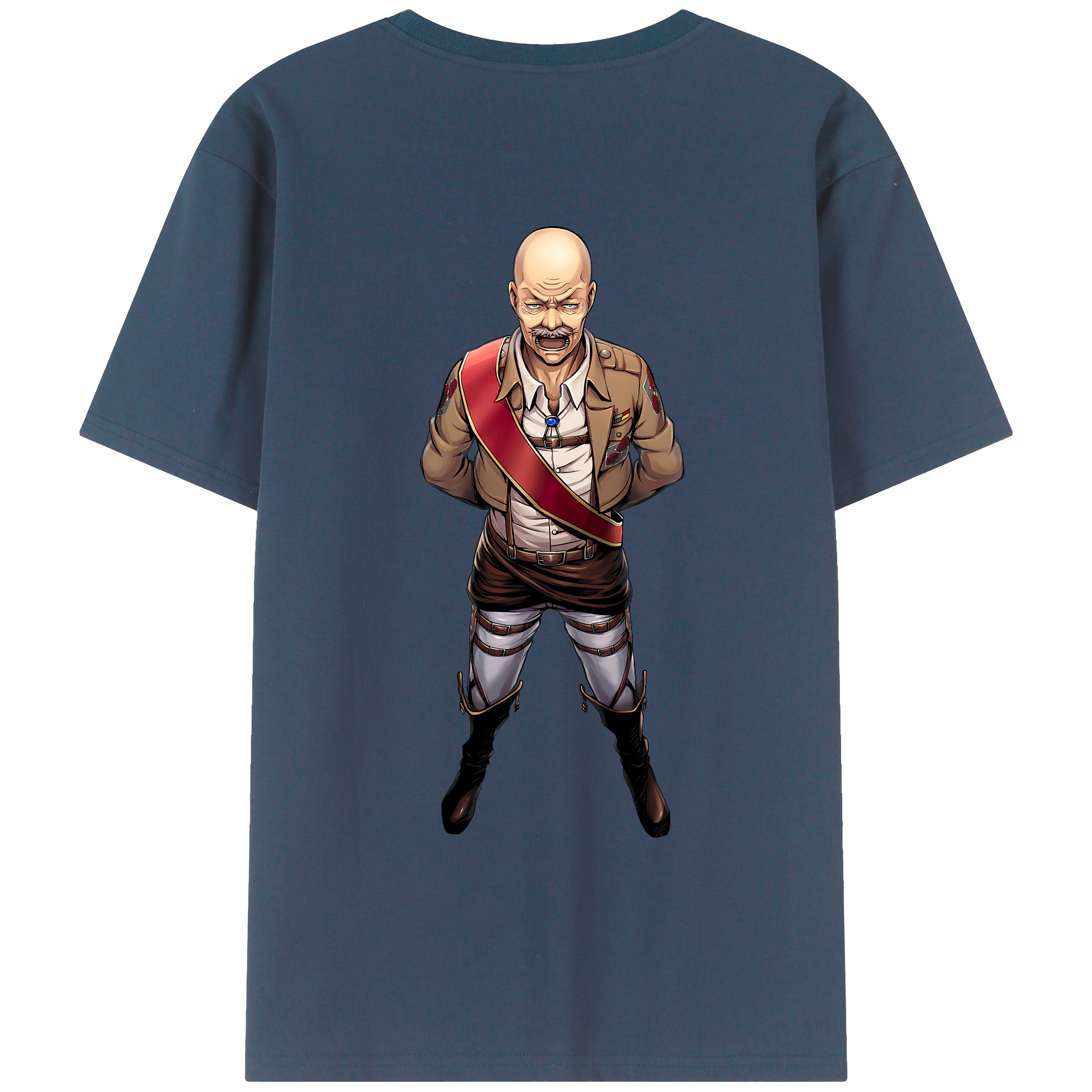 （画像用） 進撃の巨人 ドット·ピクシス Attack on Titan Dot Pixis レディース半袖Tシャツ(バックプリント)