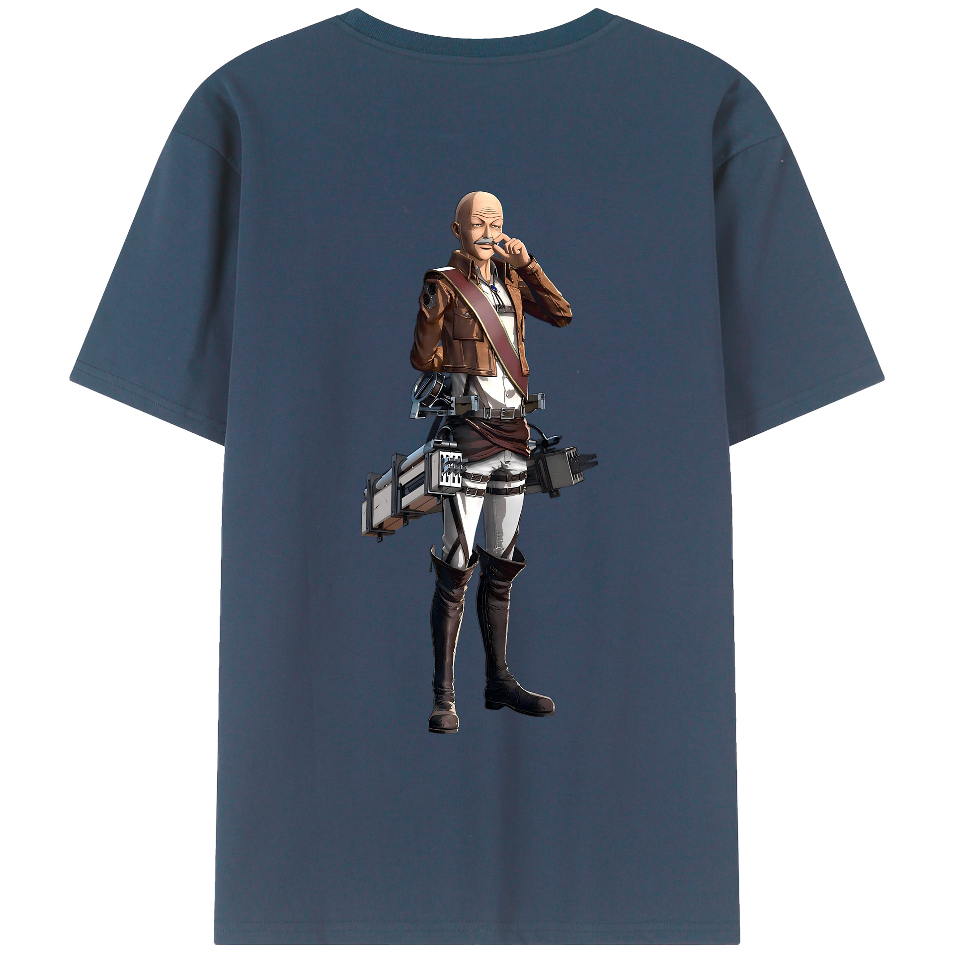（画像用） 進撃の巨人 ドット·ピクシス Attack on Titan Dot Pixis レディース半袖Tシャツ(バックプリント)